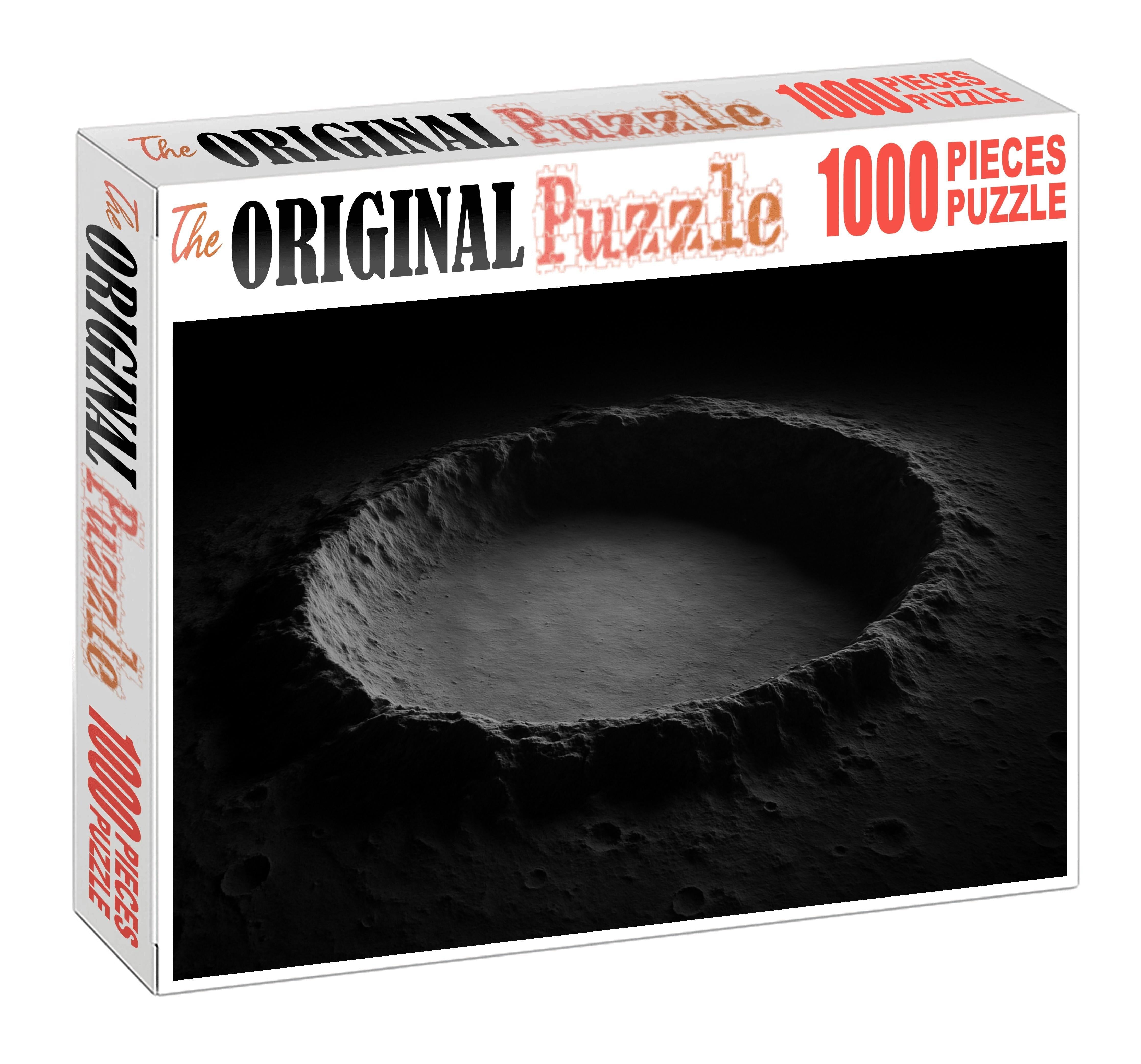 Silver Moonlit Crater Puzzle For Adults