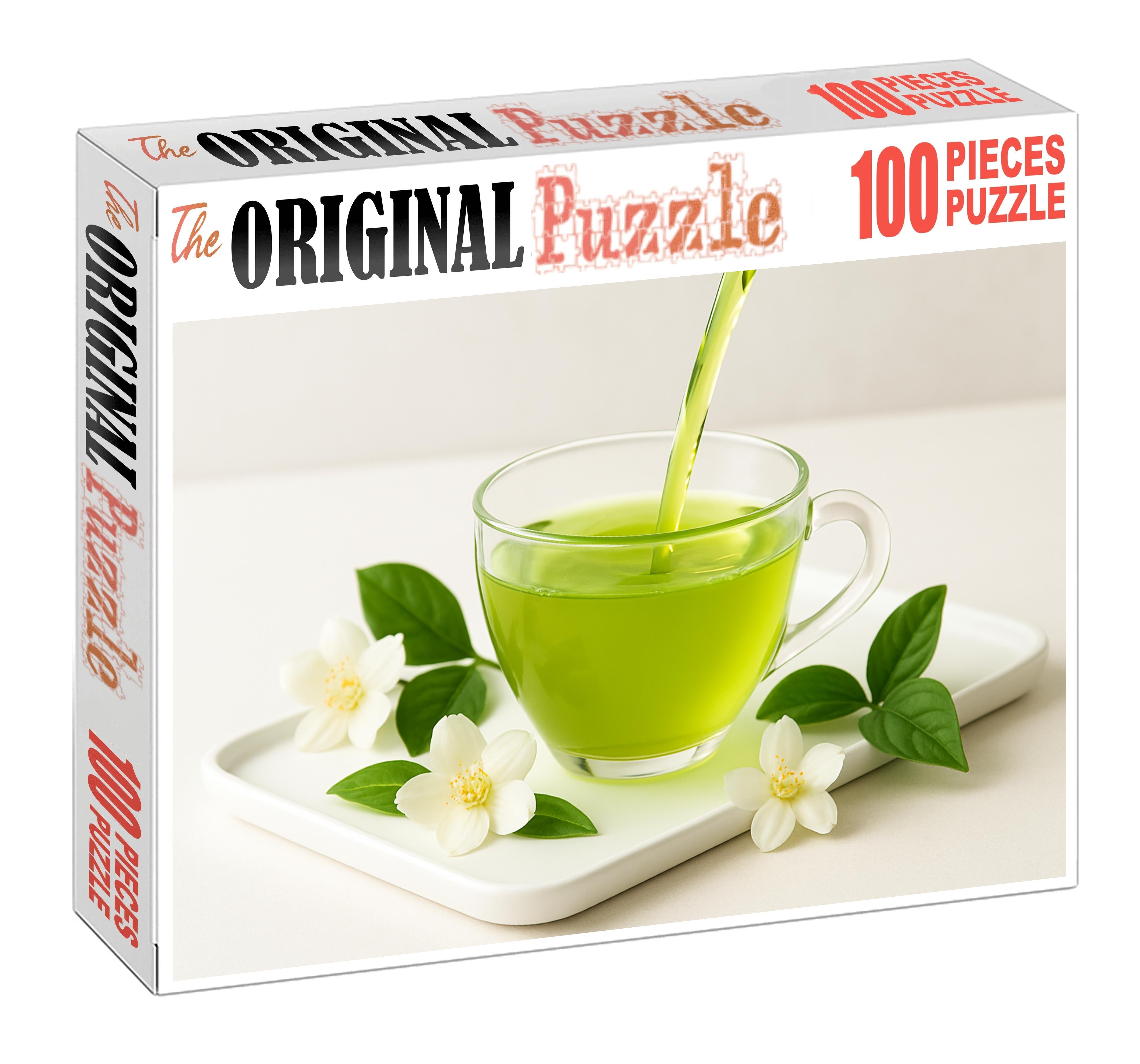 Jasmine Cascade Green 100 Piece Puzzle