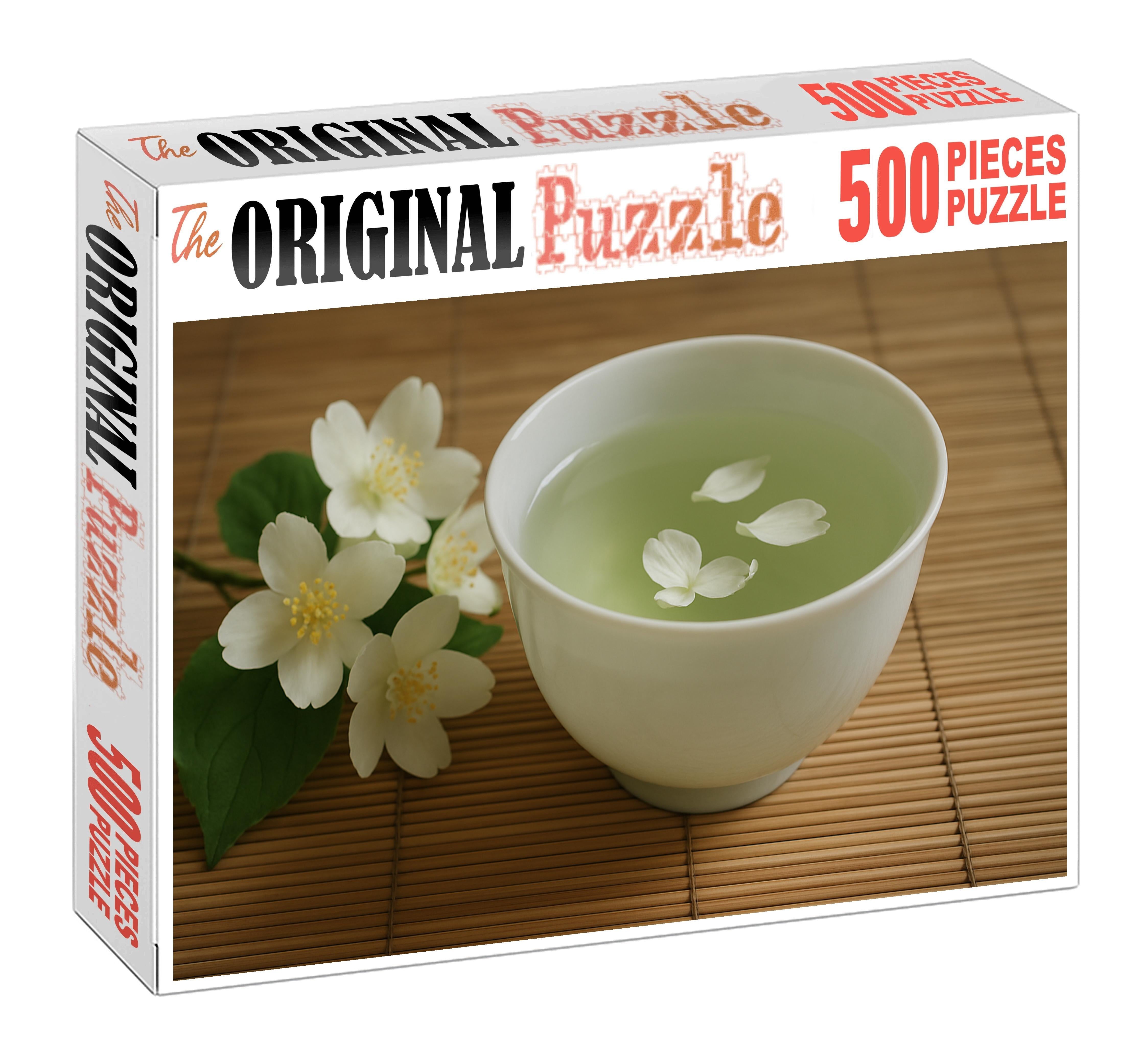 Silken Jasmine Petal 500 Piece Puzzle