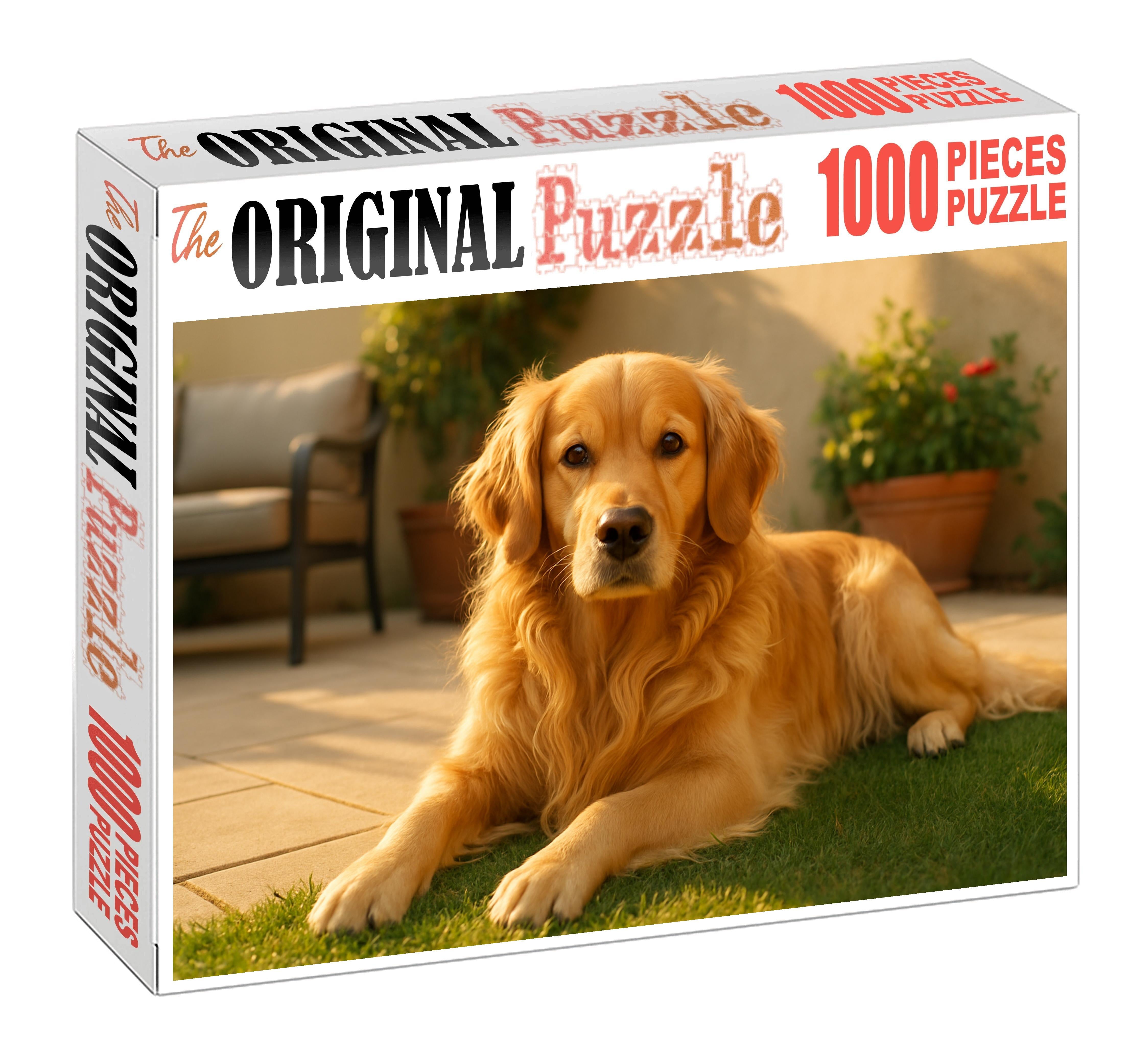 Honeywave Long Wavy Gold-coated Companion With Gentle Heart Puzzle Collection