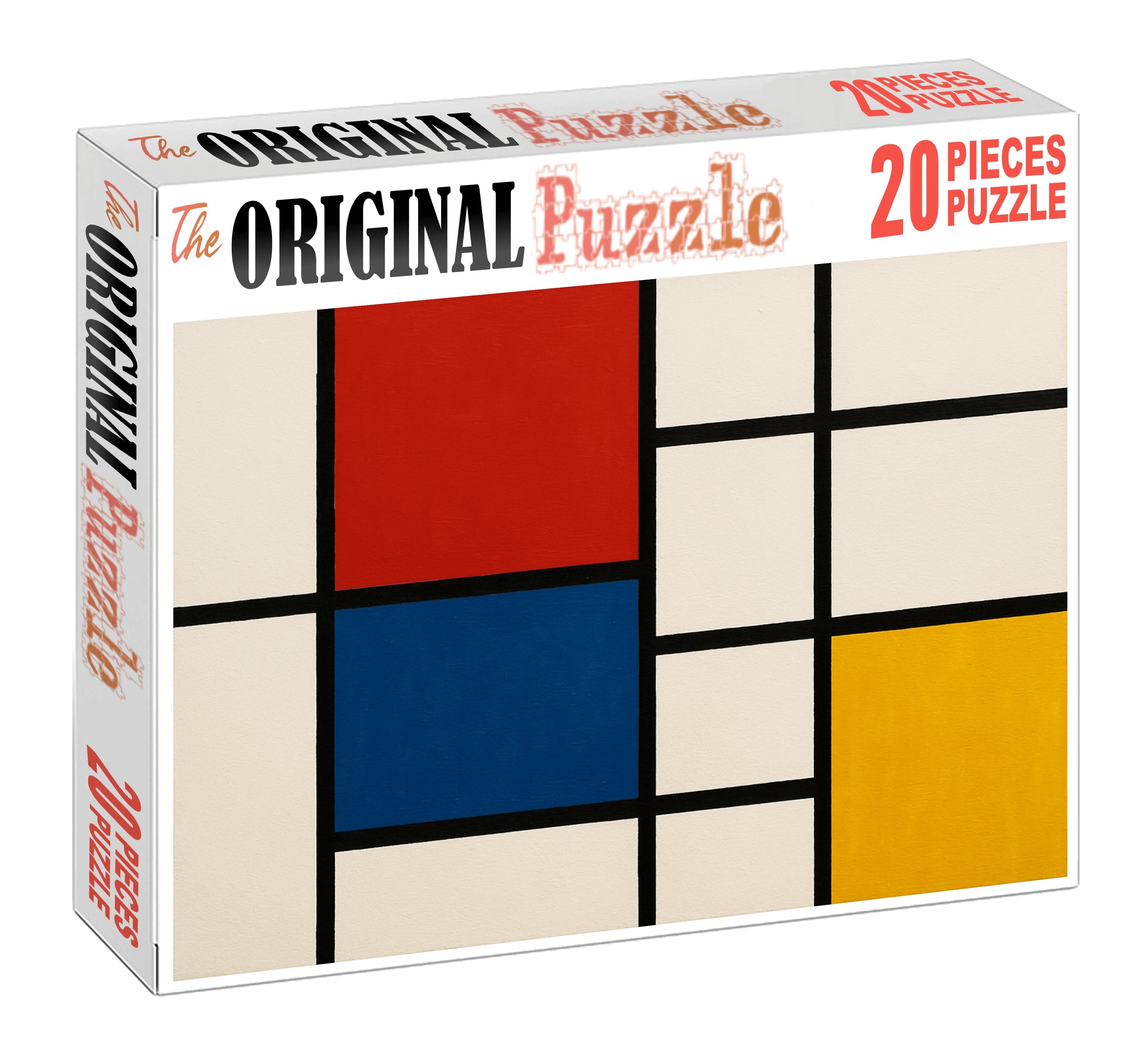 Composition With Red Blue And Yellow 200 Piece Puzzle