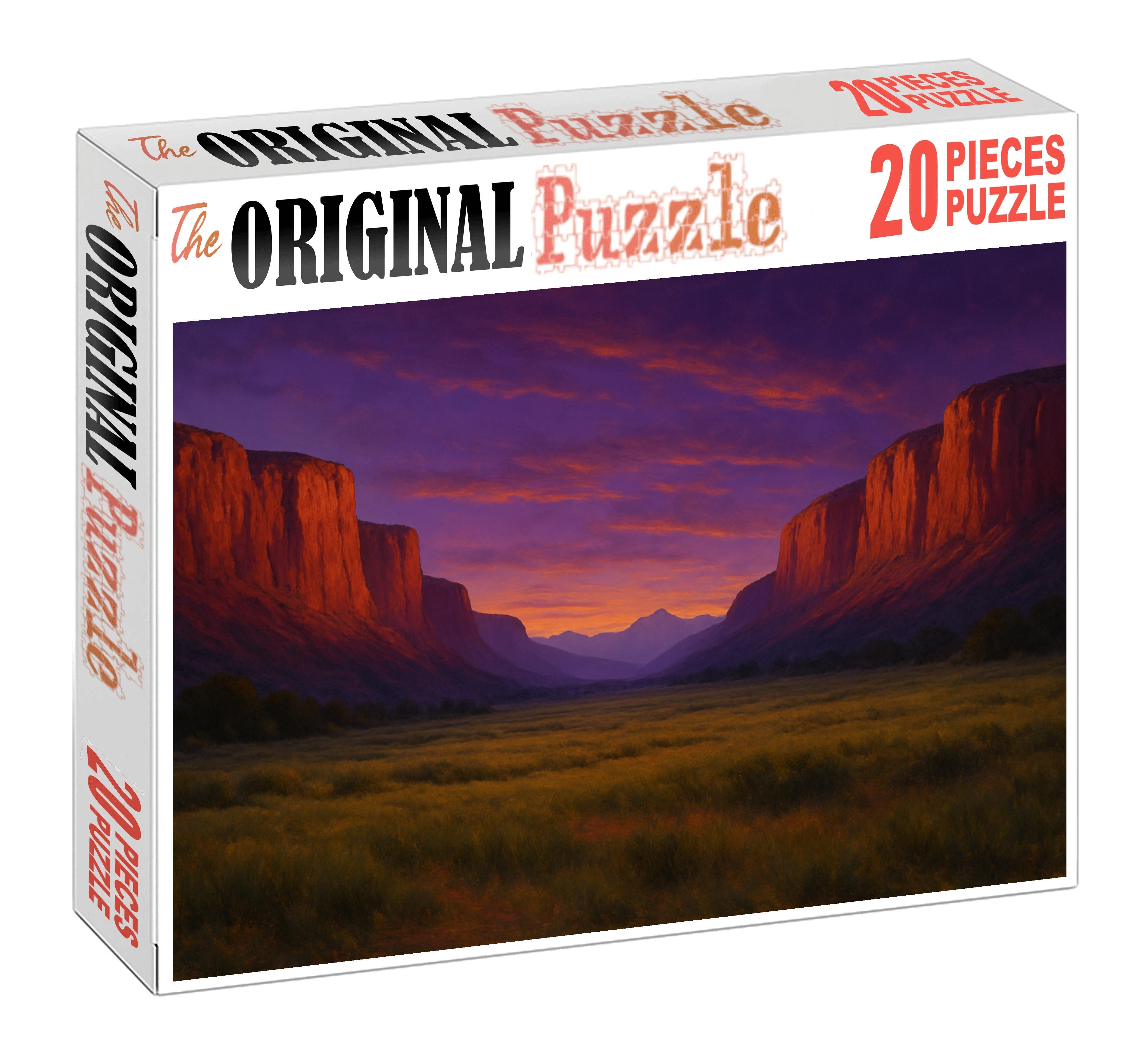Crimson Valley At Twilight Challenging Puzzles
