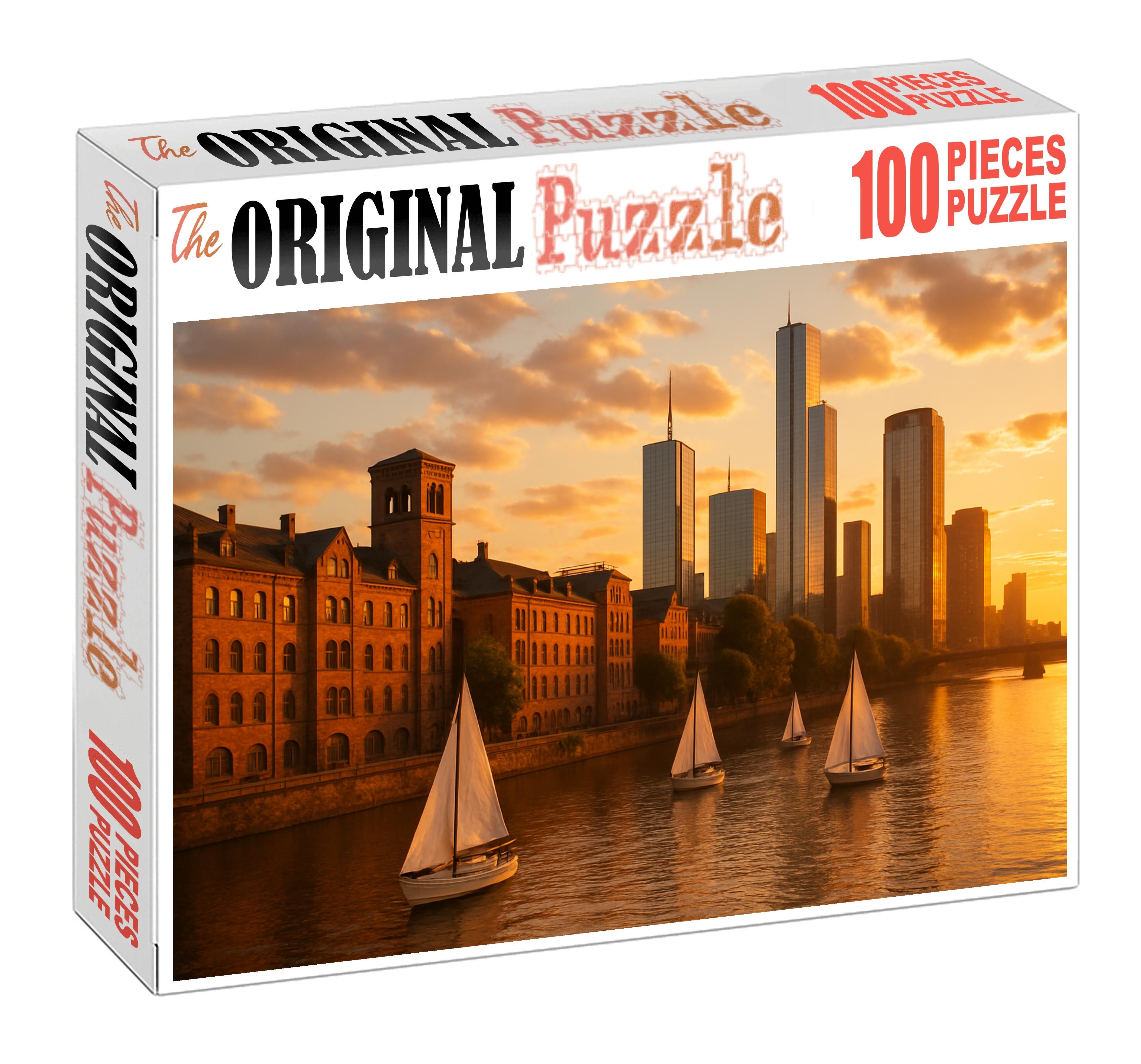 Buenos Aires Puerto Madero Skyline Historic Warehouses And Modern High-rises Large Format Puzzle