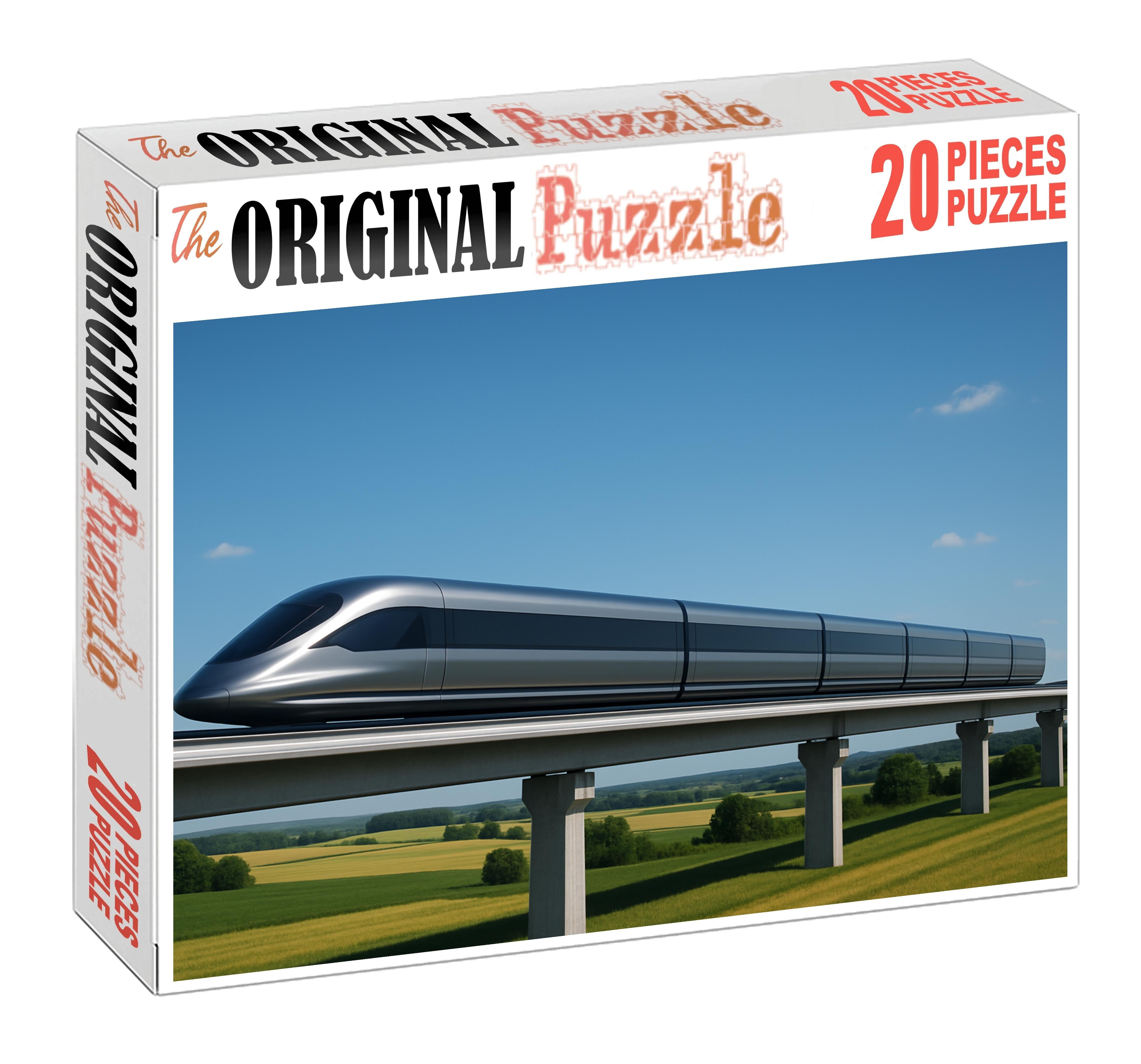 High-speed Magnetic Levitation Freight Train Puzzle Collection