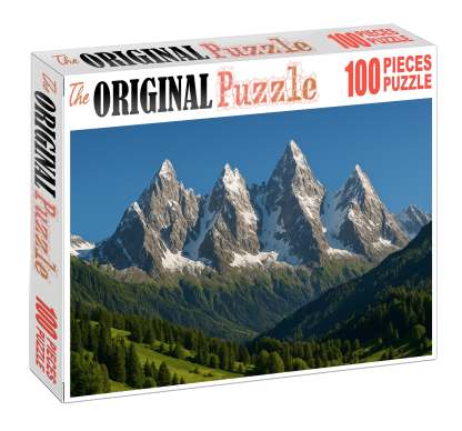 Snow-capped Peak Vista Puzzle Collection