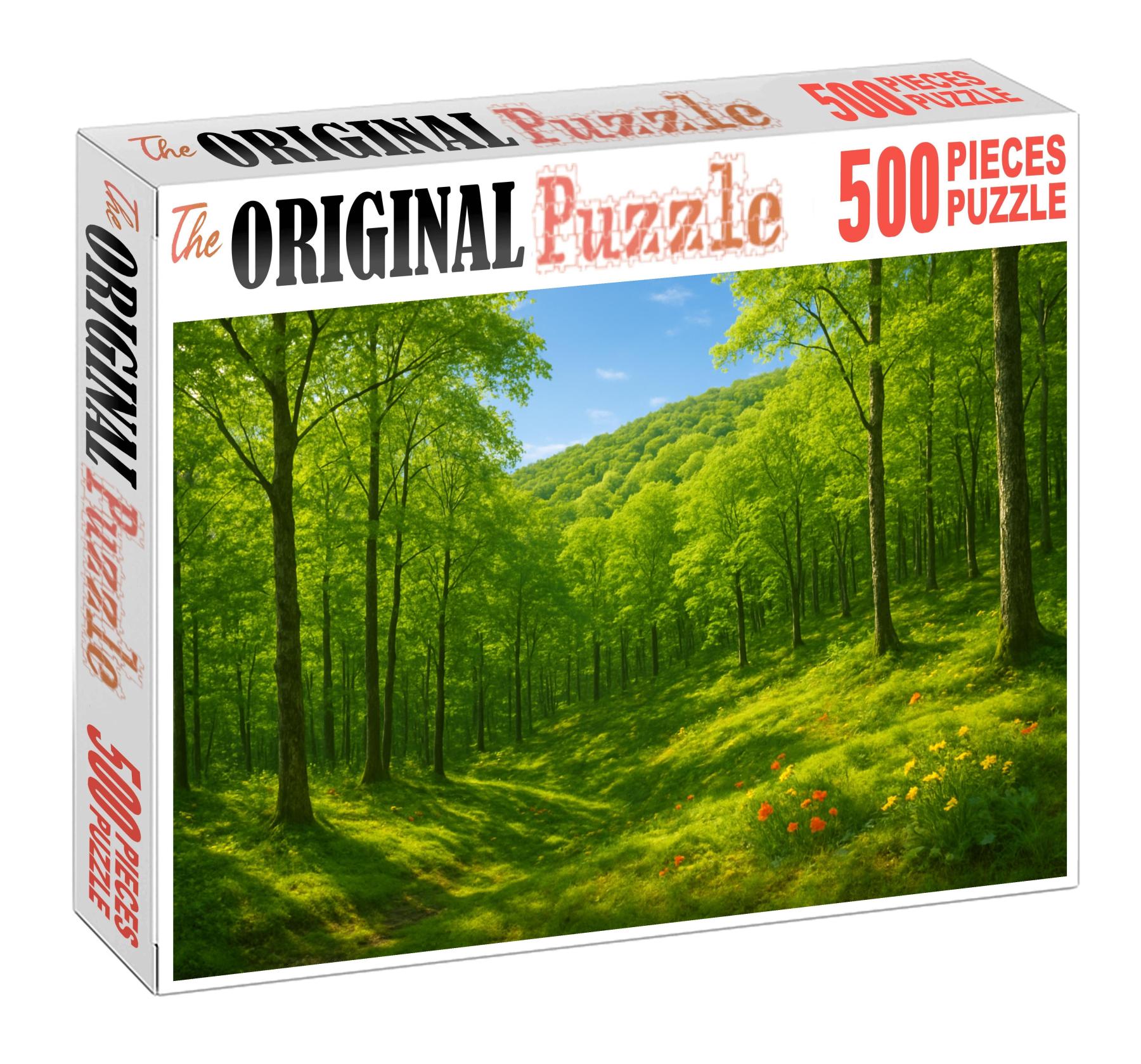 Verdant Ridge Cloak 300 Piece Puzzle