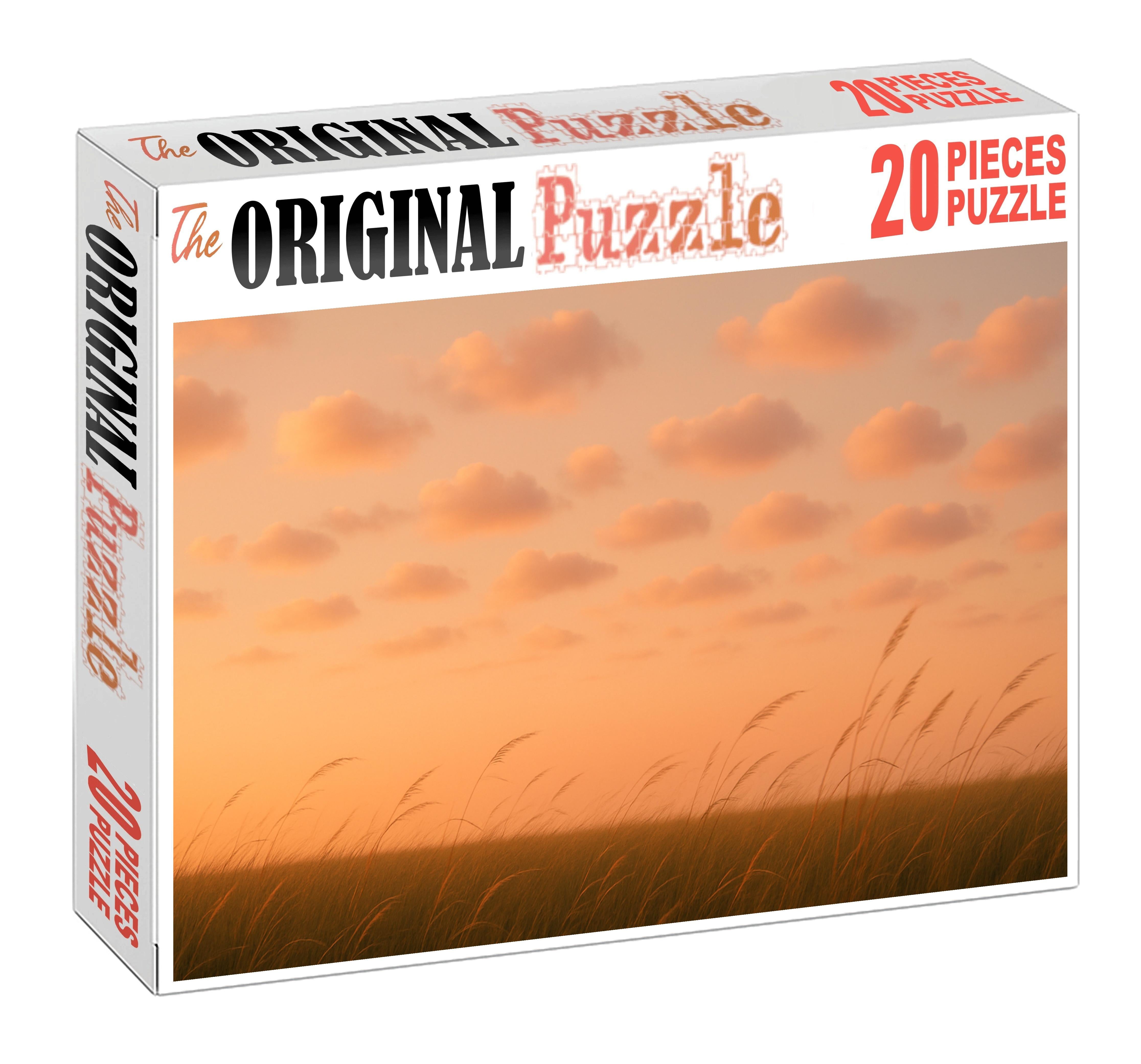 Soft Peach Serenity Puzzle Collection