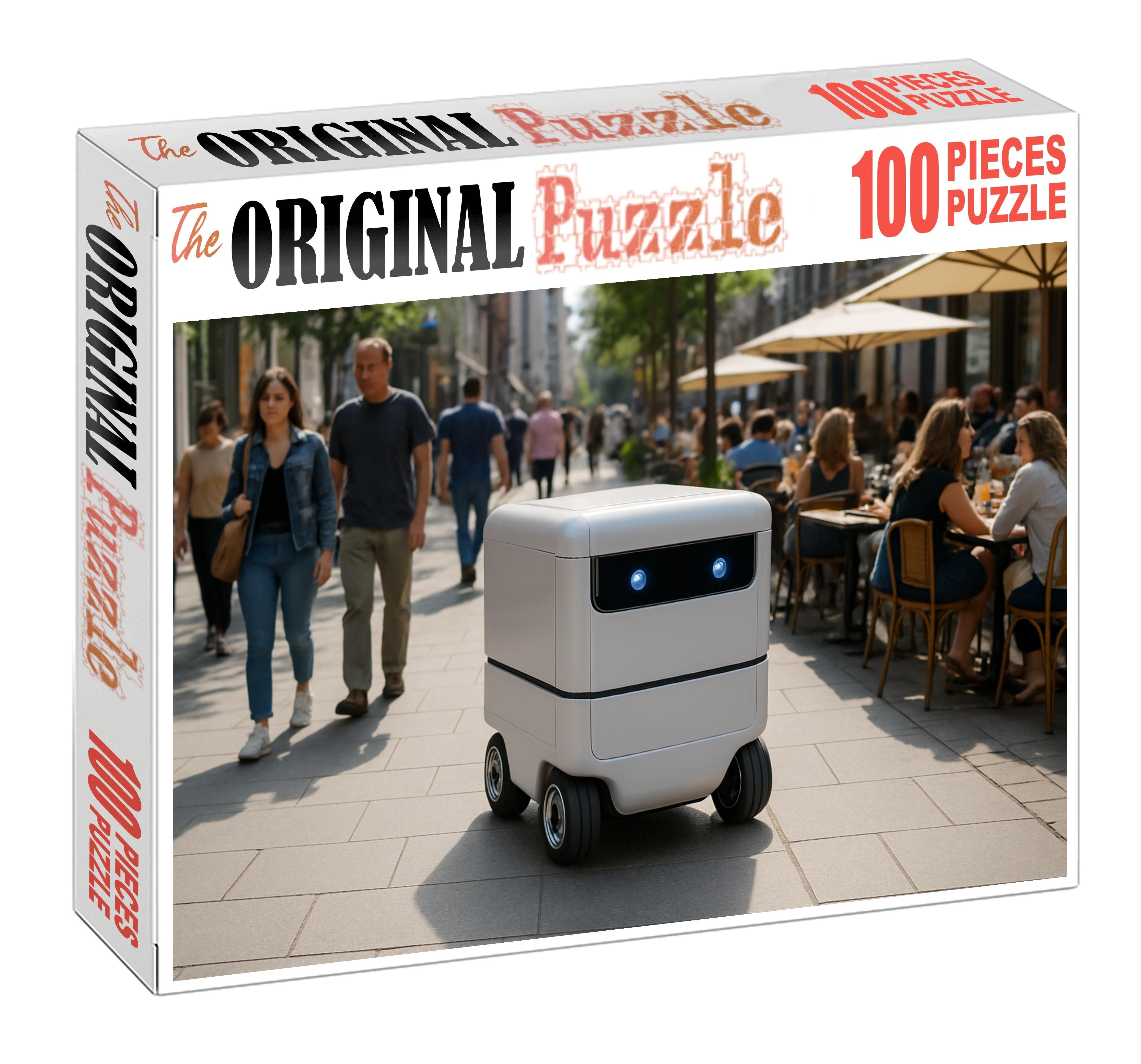 Autonomous Electric Cargo Robot Puzzle For Kids