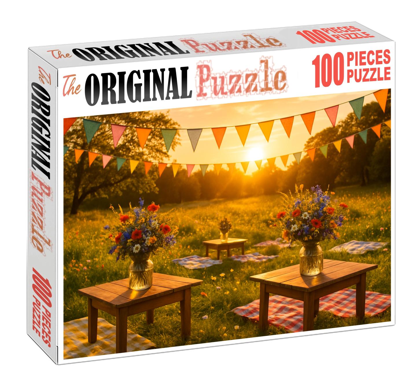 Sunset Meadow Festival Puzzle Fun