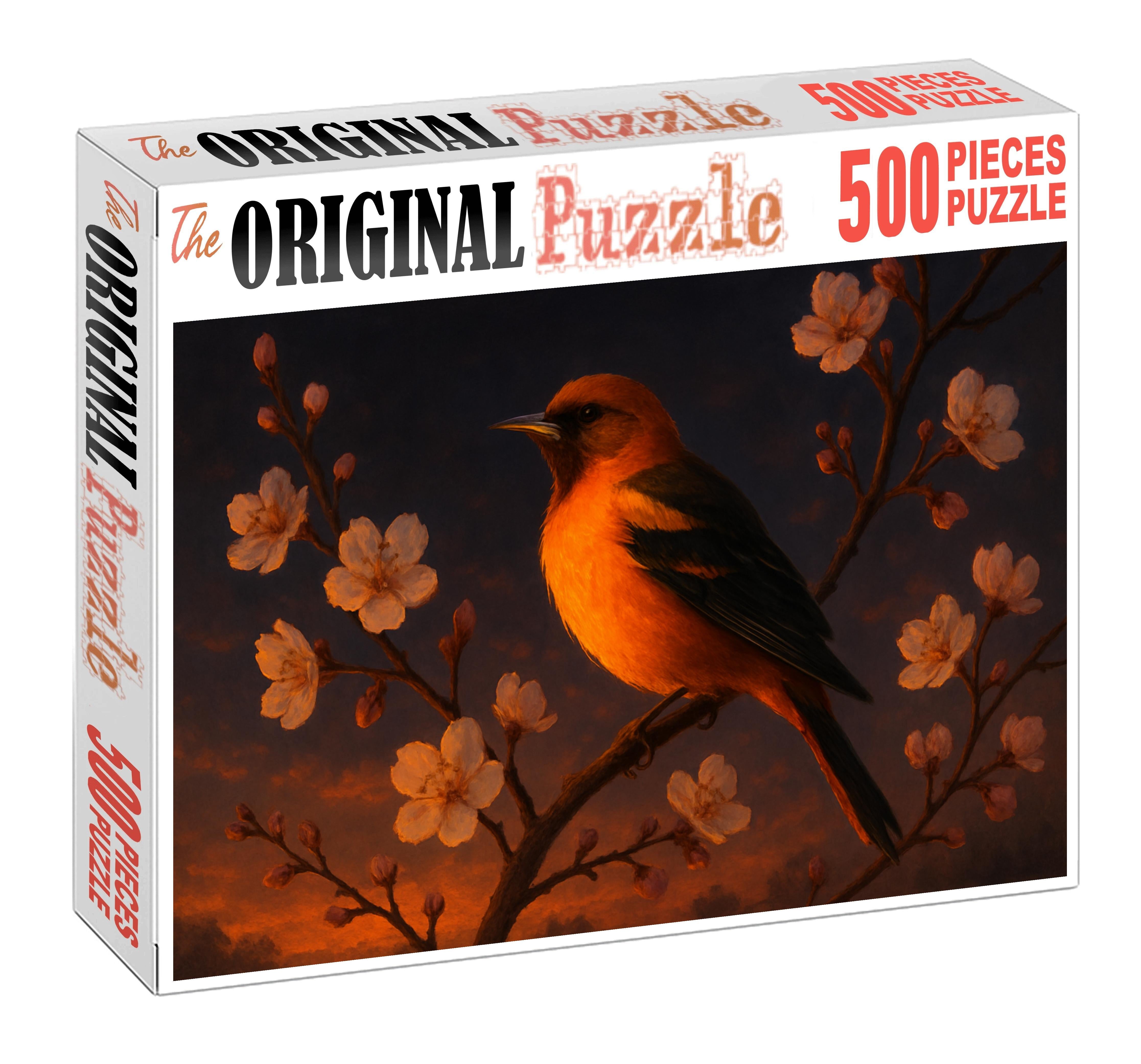 Sunset Oriole Vibrant Evening Songster Puzzle Fun
