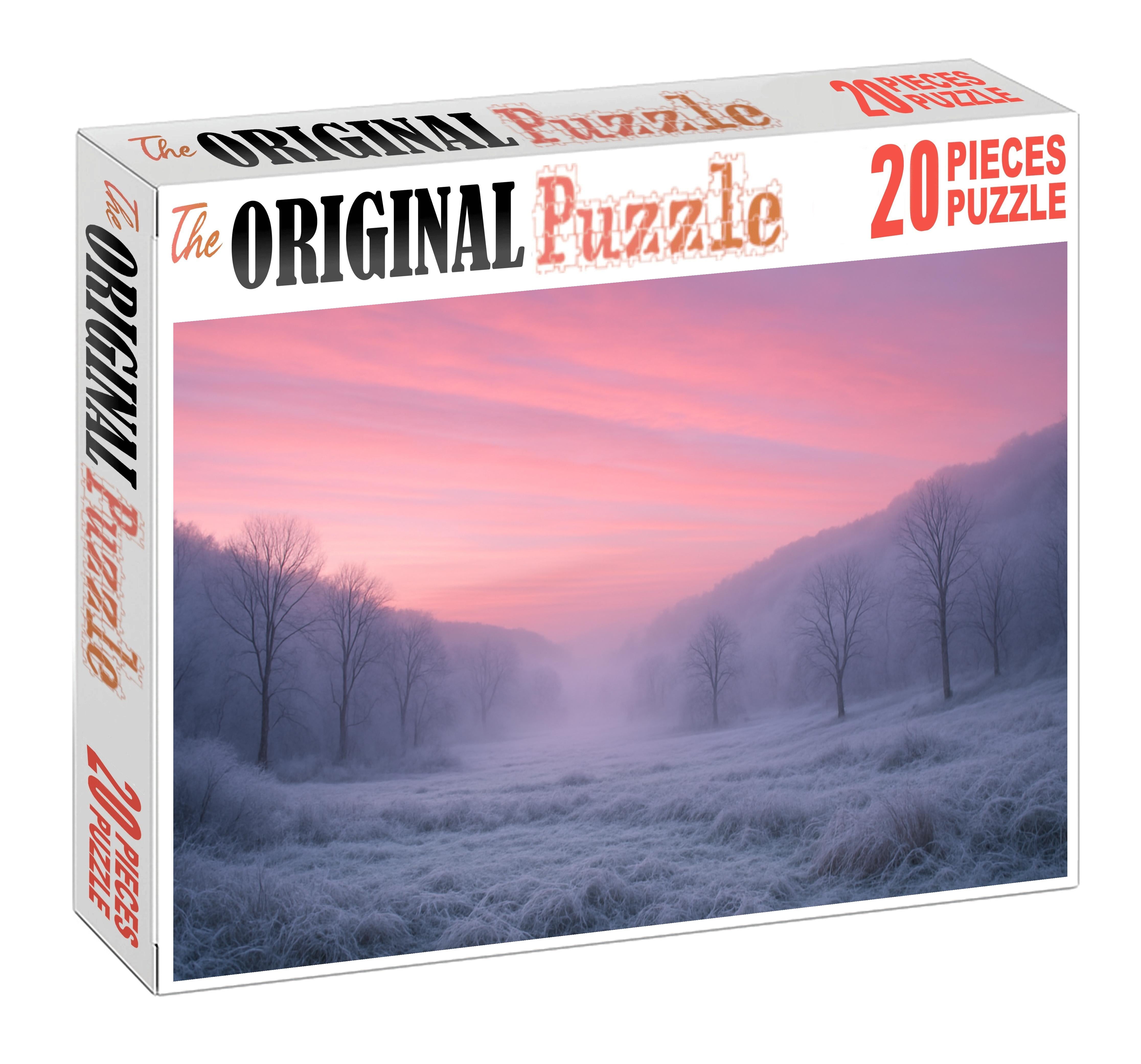 Dawn Over Frosted Valley 500 Piece Puzzle