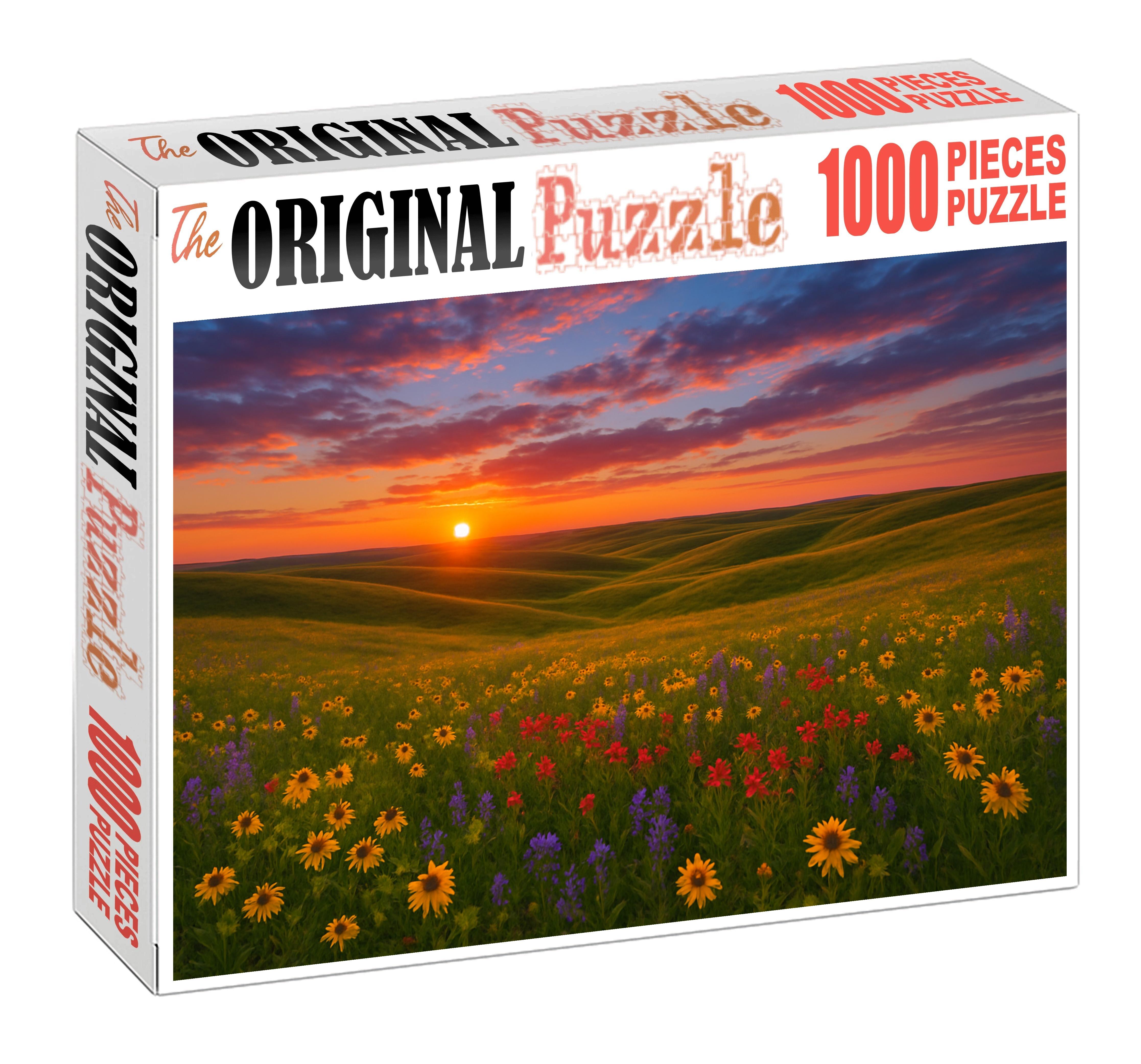 Golden Prairie Dusk Easy Puzzles