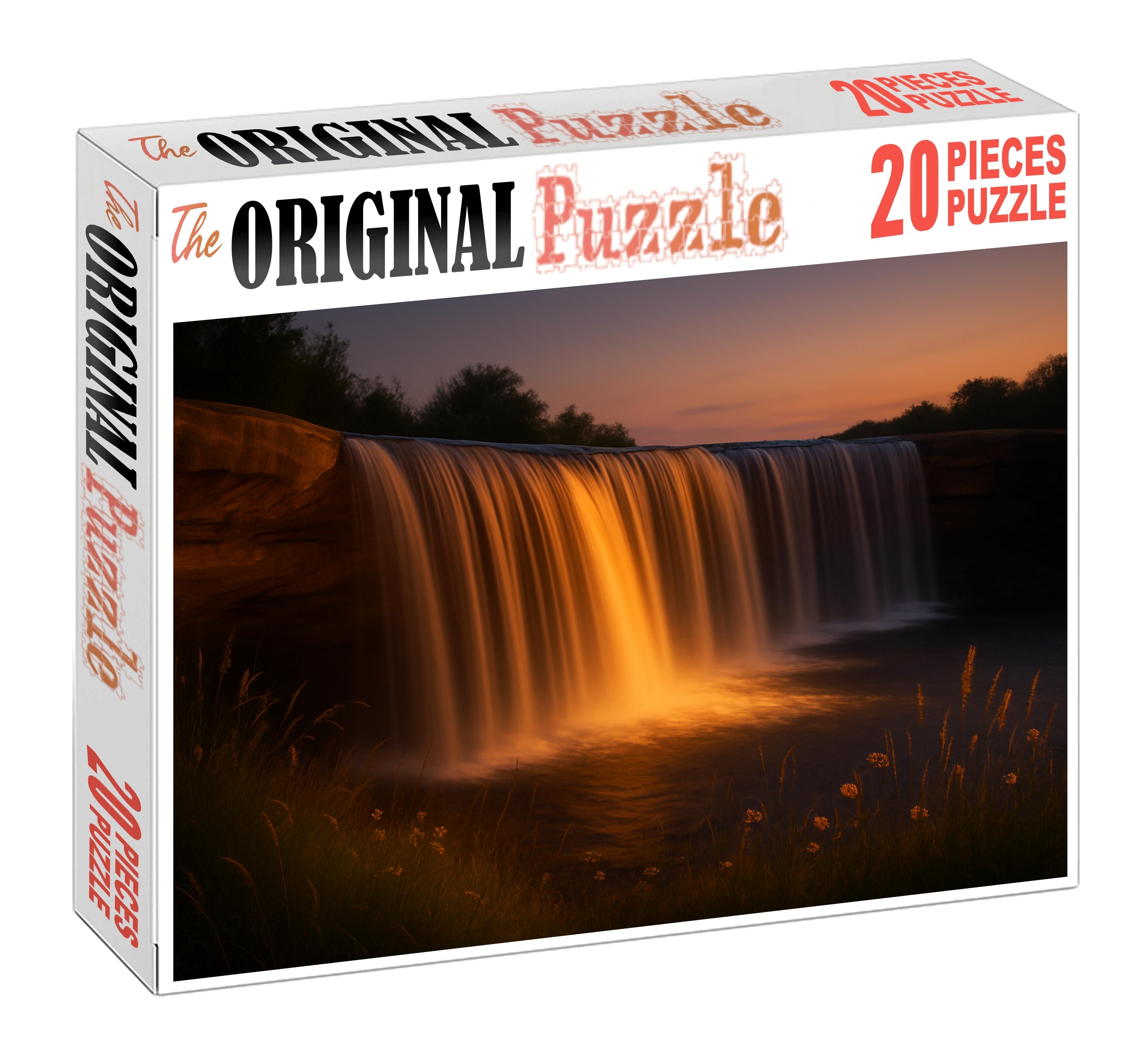 Golden Hour Fanfall 100 Piece Puzzle