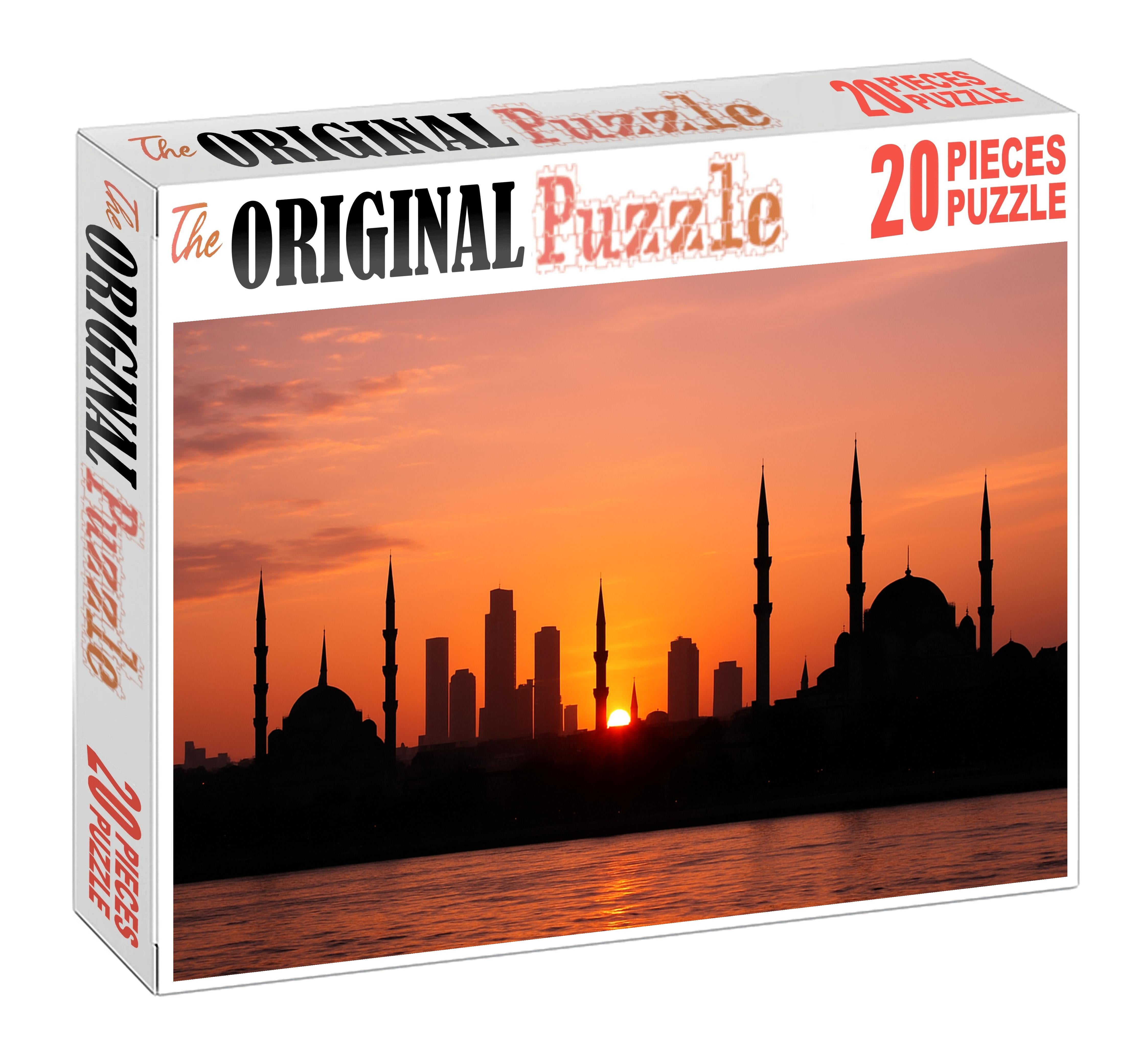 Istanbul Bosphorus Skyline East Meets West In A Historic Maritime Frame 300 Piece Puzzle