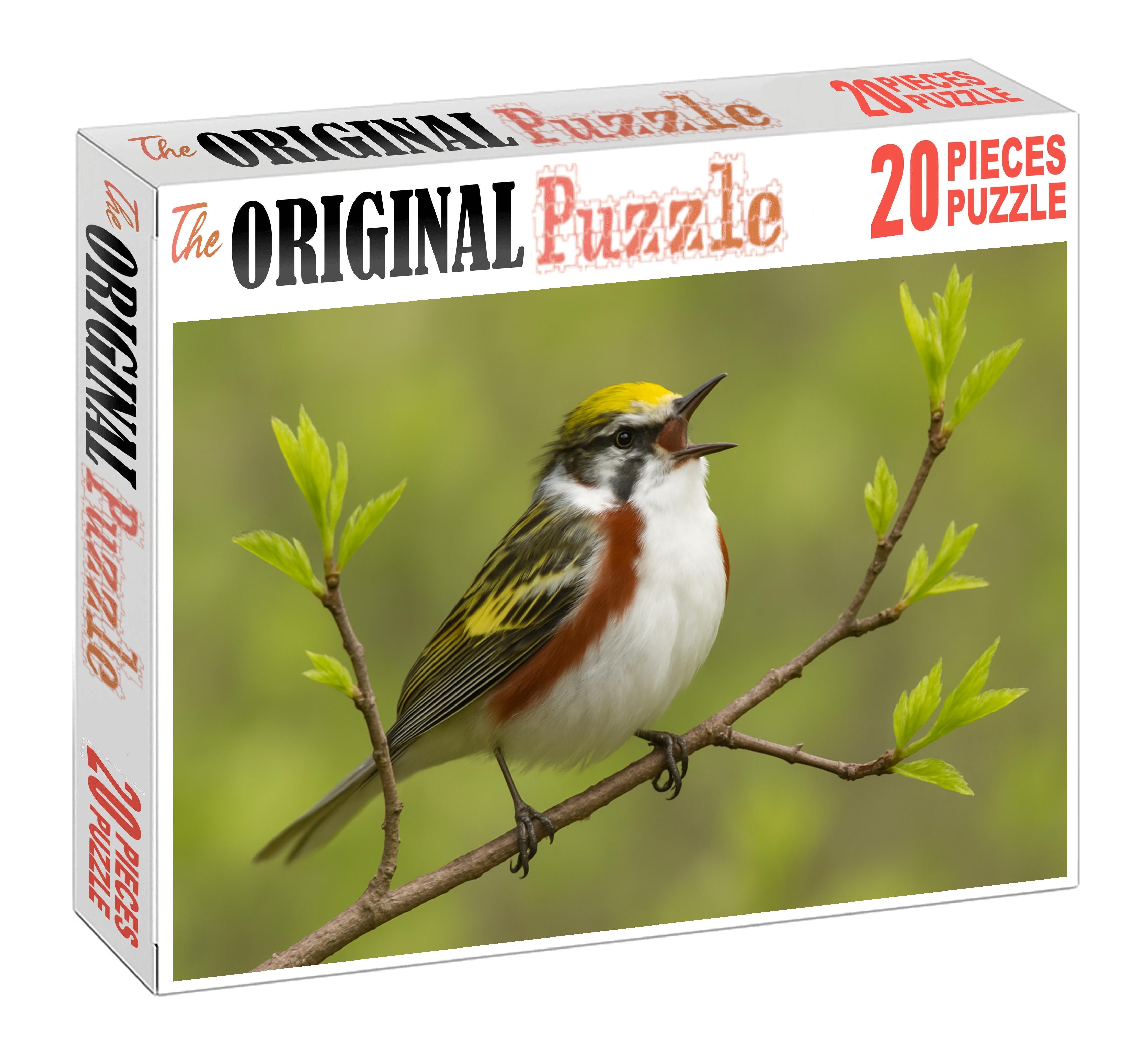 Chestnut-sided Warbler Vibrant Spring Melody Maker Puzzle For Kids