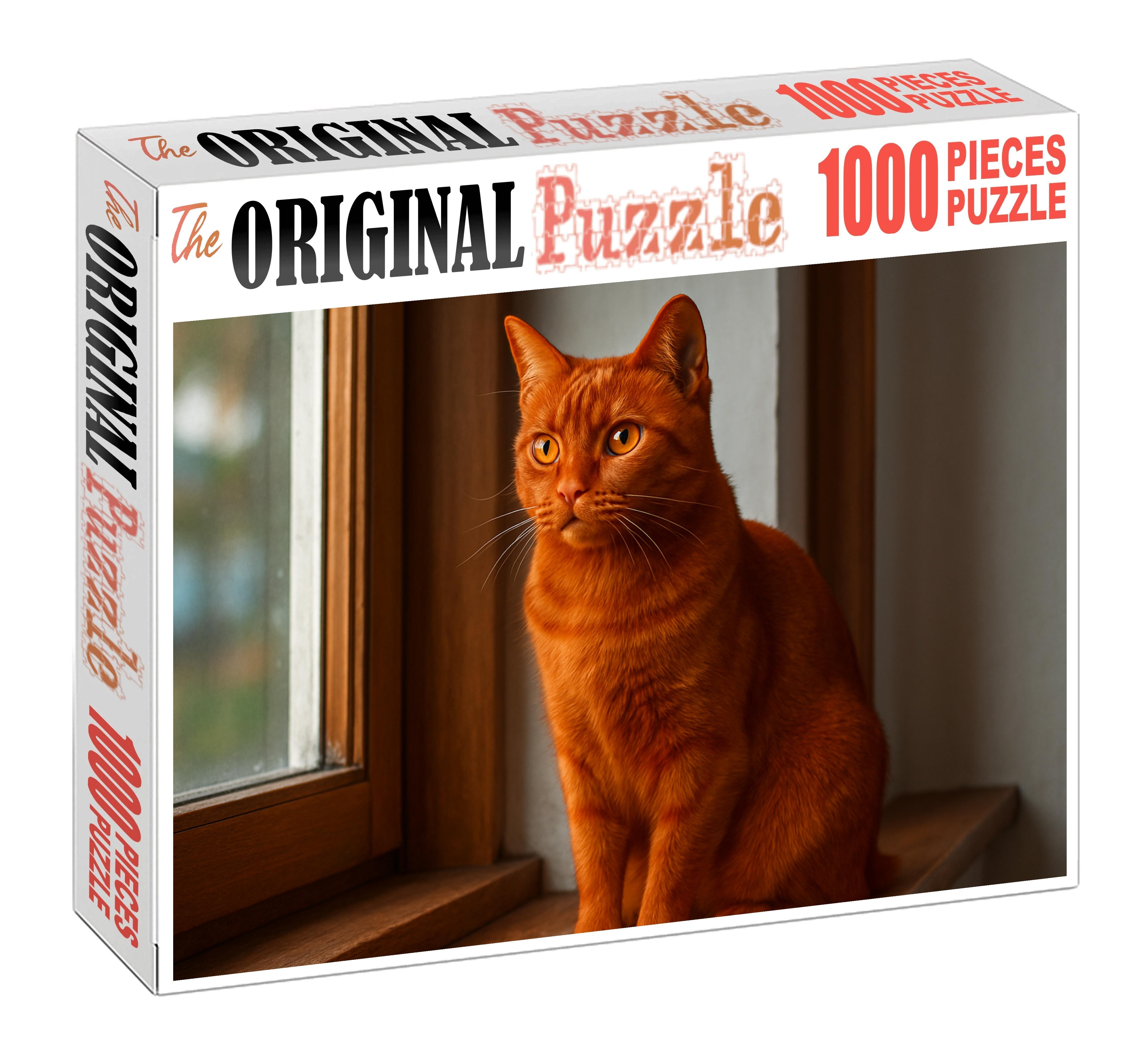 Copper Flick Radiant Rust-colored Shortcoat With Spirited Intelligence Mini Puzzle