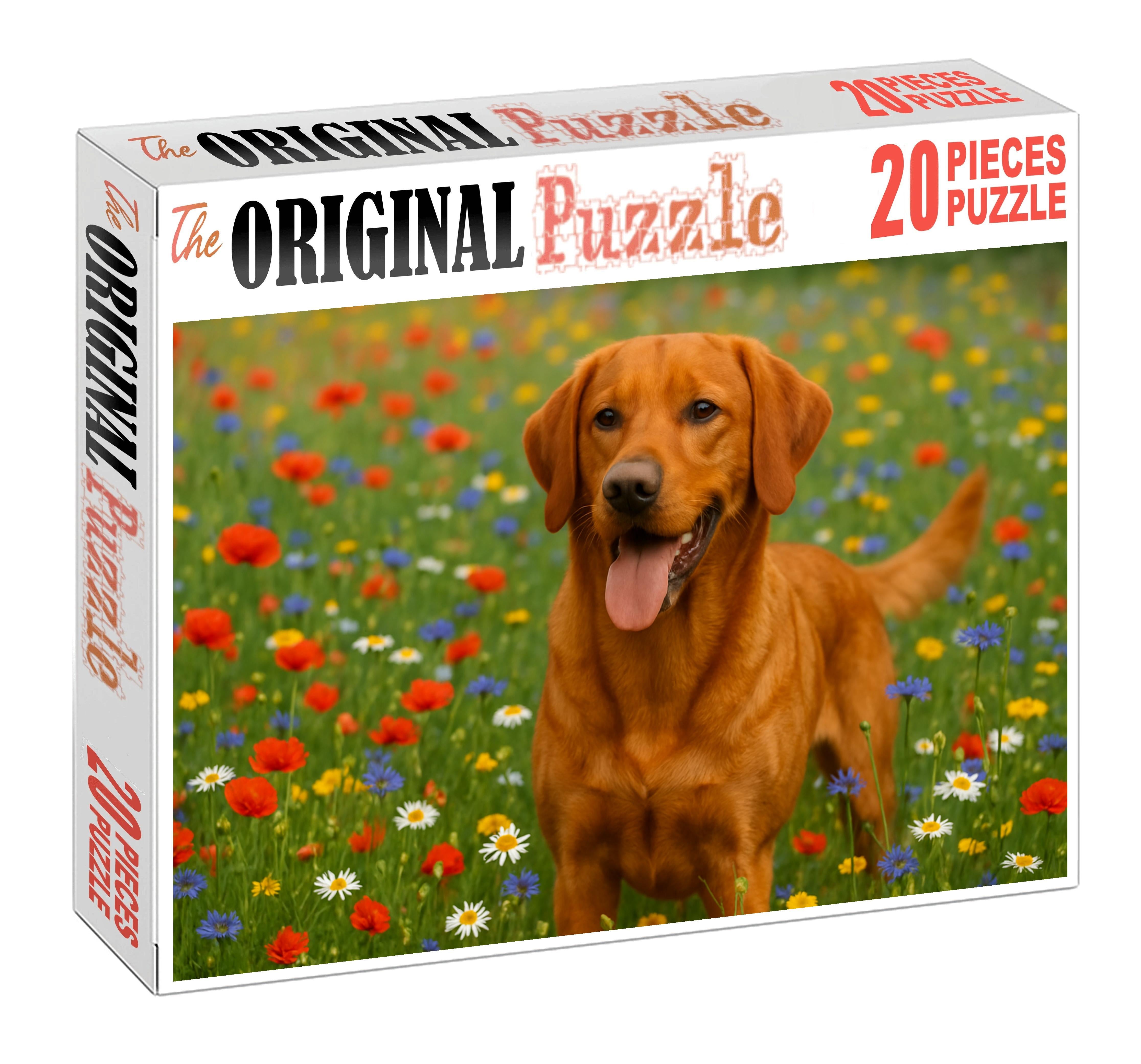 Golden Ember Hound 500 Piece Puzzle