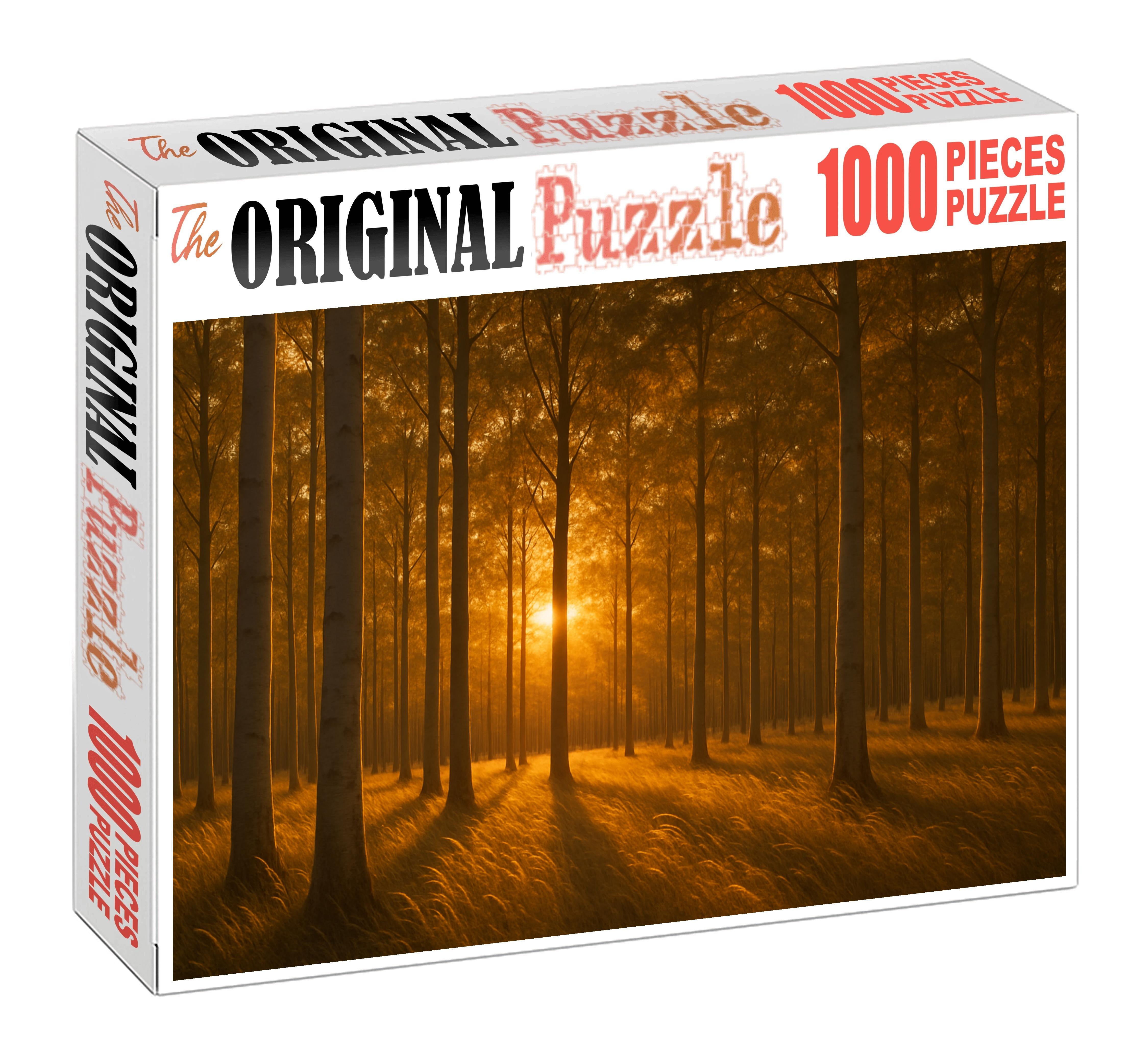 Golden Hour Birch Meadow Easy Puzzles