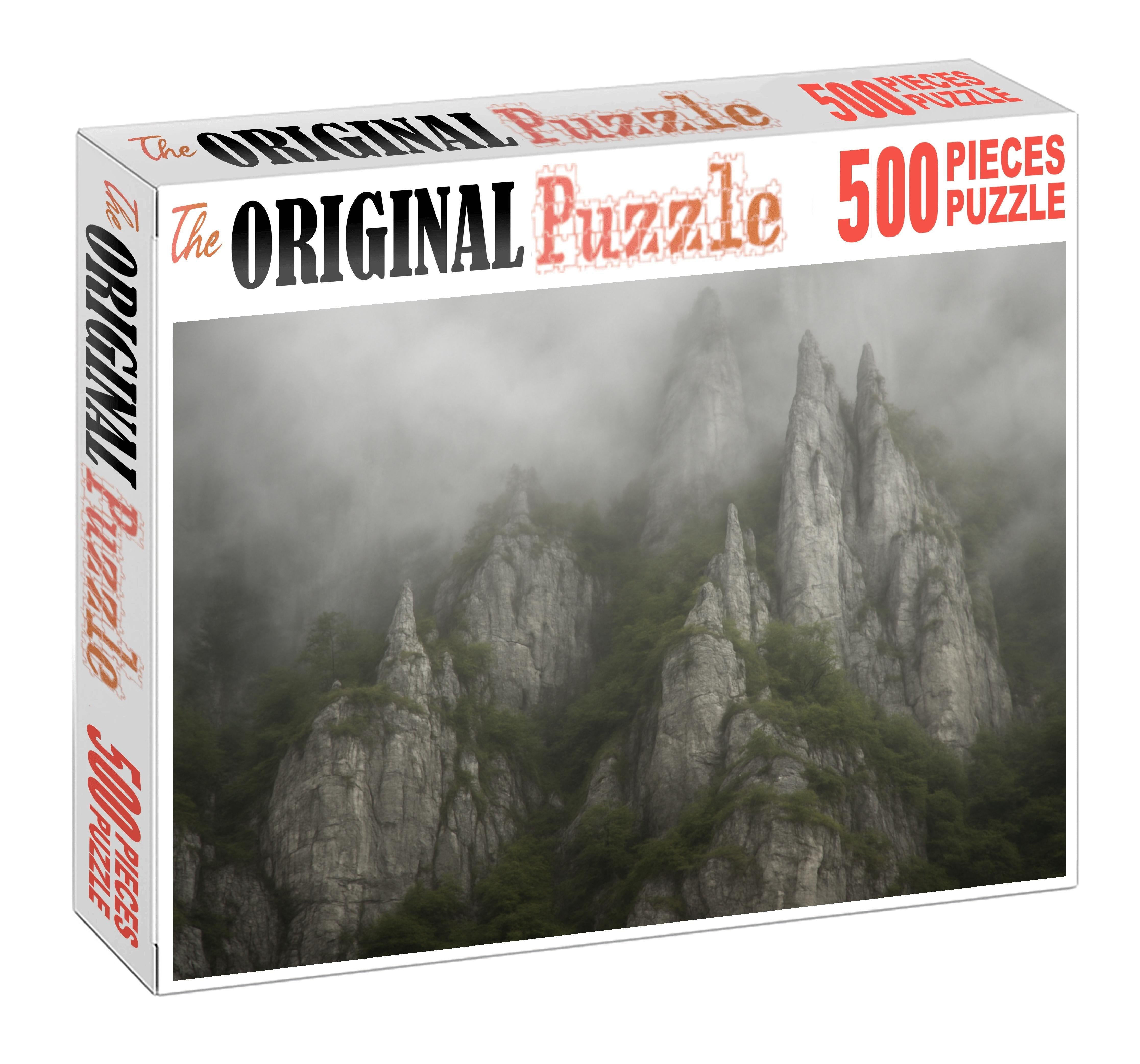 Shadowed Limestone Escarpment 200 Piece Puzzle
