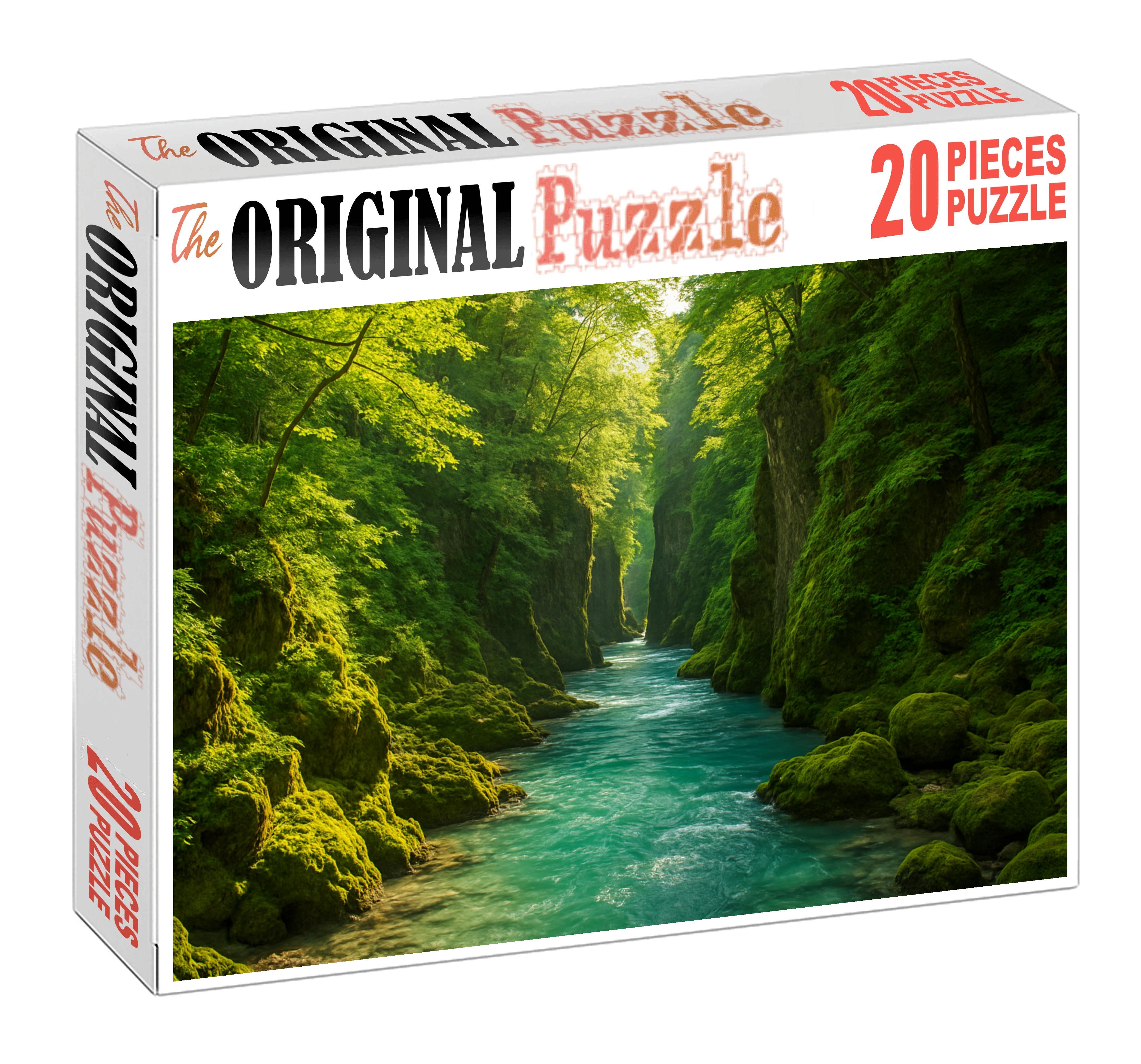 Verdant River Gorge 200 Piece Puzzle