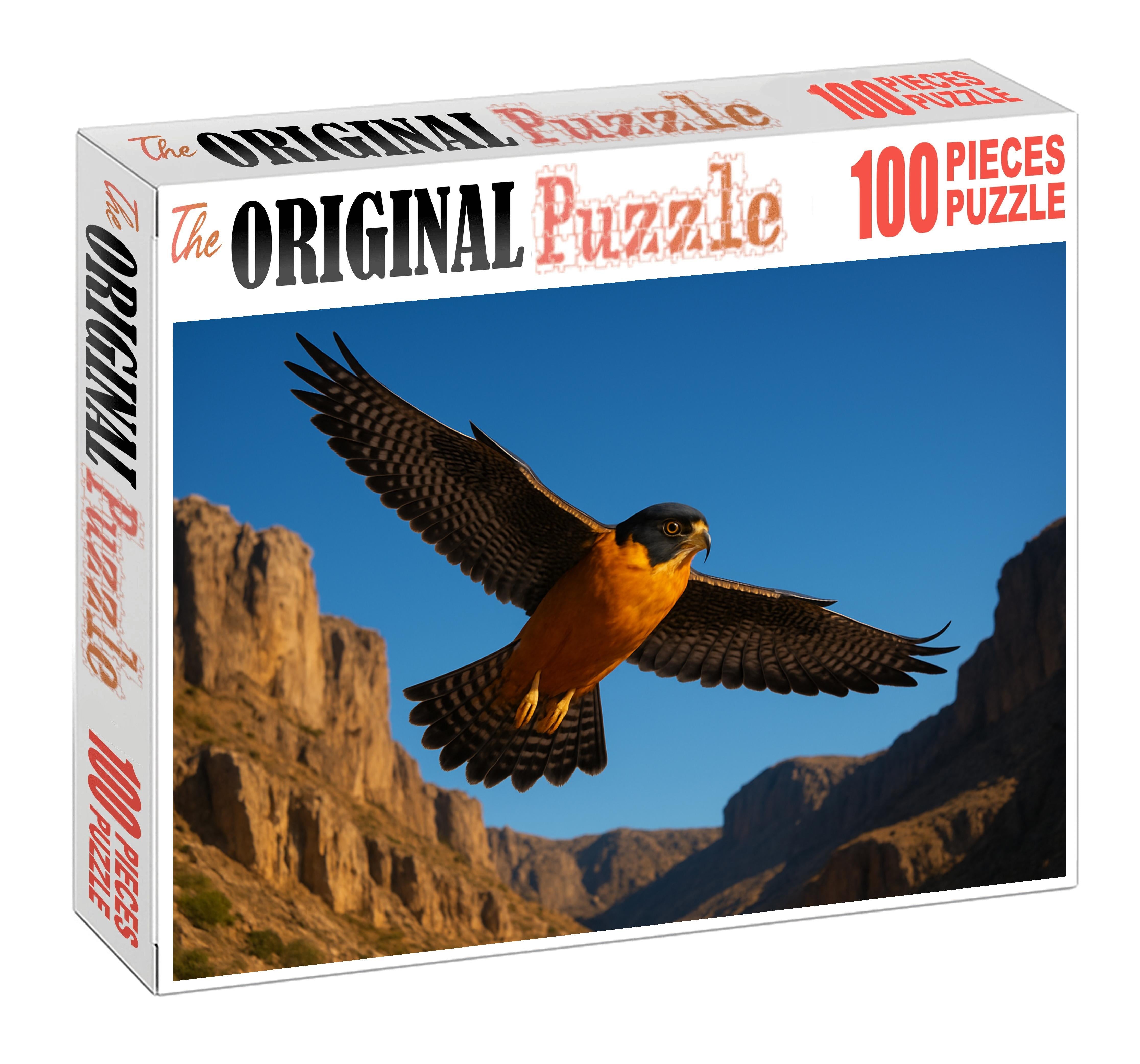 Orange-breasted Falcon Skys Hidden Predator Premium Puzzle Pieces