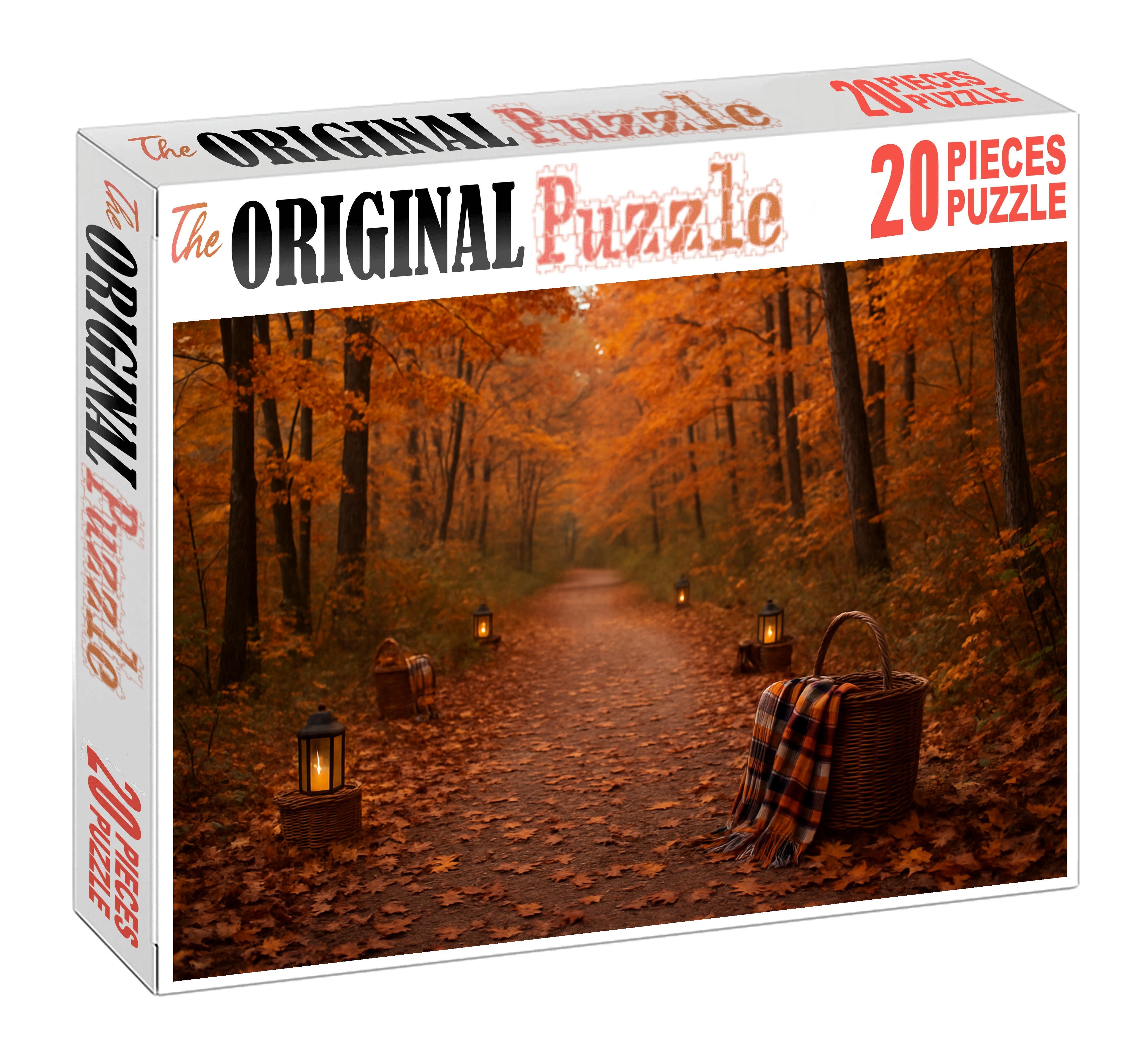 Golden Autumn Stroll 1000 Piece Puzzle