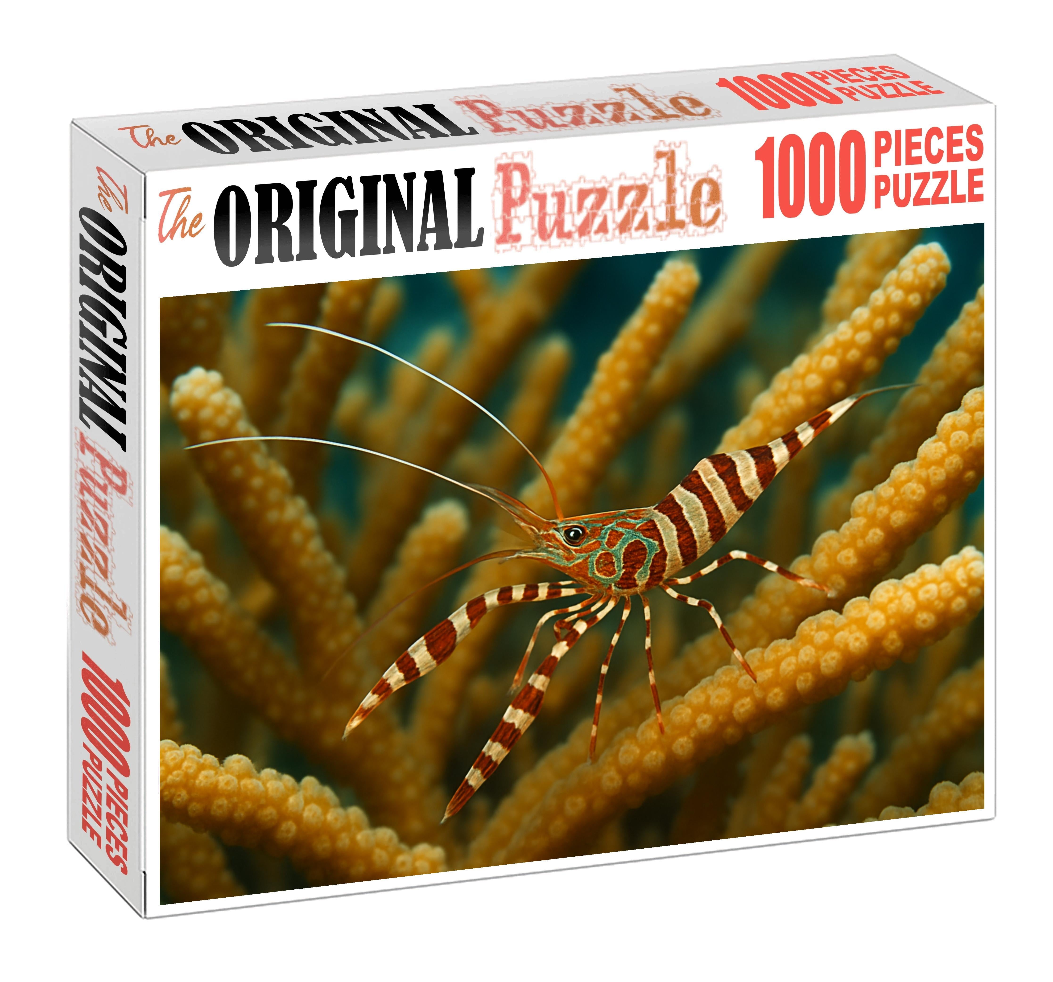 Dusky Coral Banded Shrimp 20 Piece Puzzle