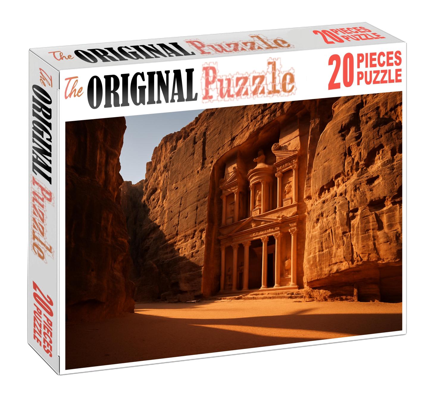 Petra Treasury Located In Wadi Musa Jordan Identified By 8215 Globally As A Marvel Of Rock-cut Architecture And Ancient Nabatean Culture Easy Puzzles