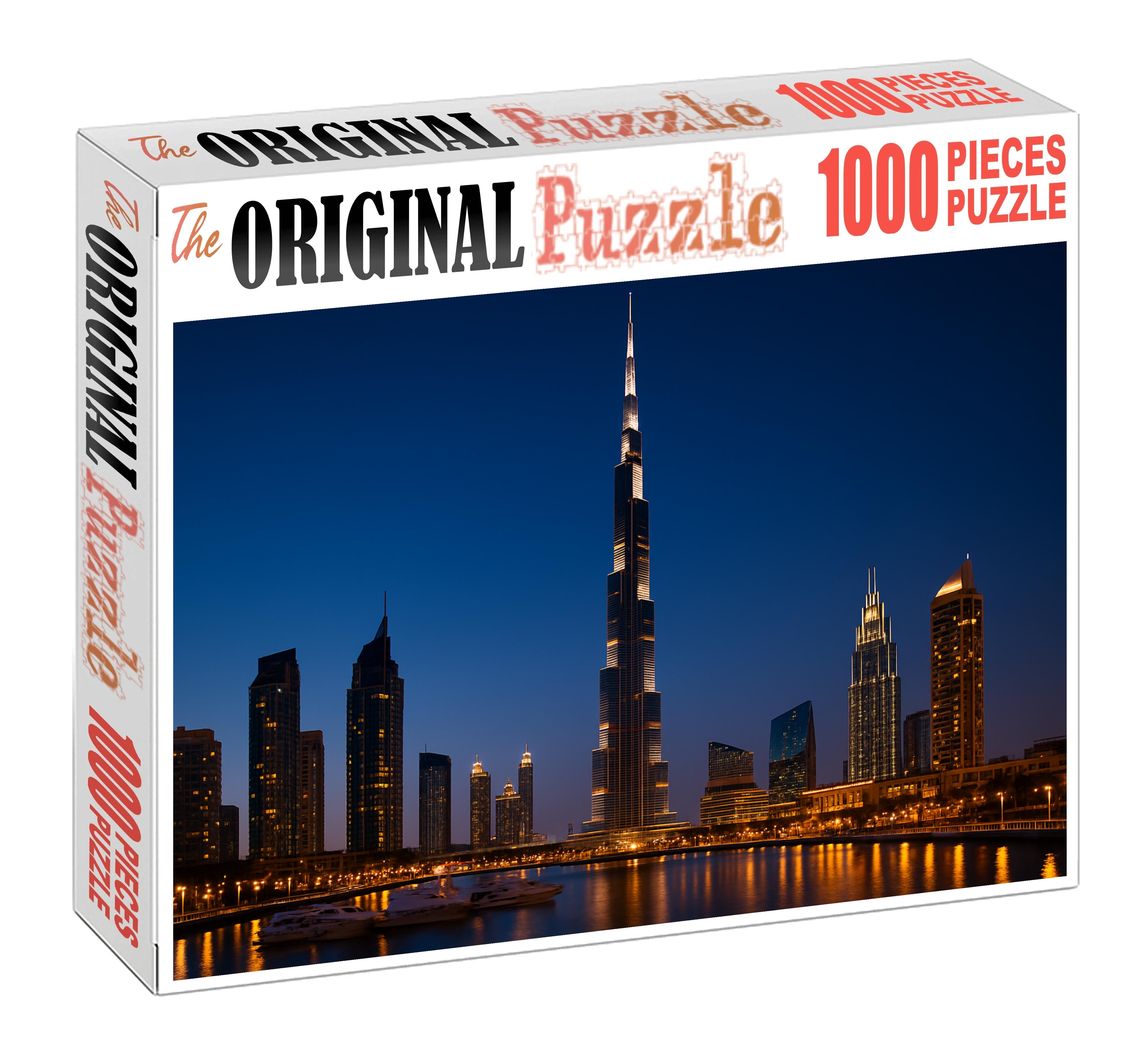 Dubai Marina Skyline Ultra-modern Supertalls Dominated By The Burj Khalifa Puzzle For Adults