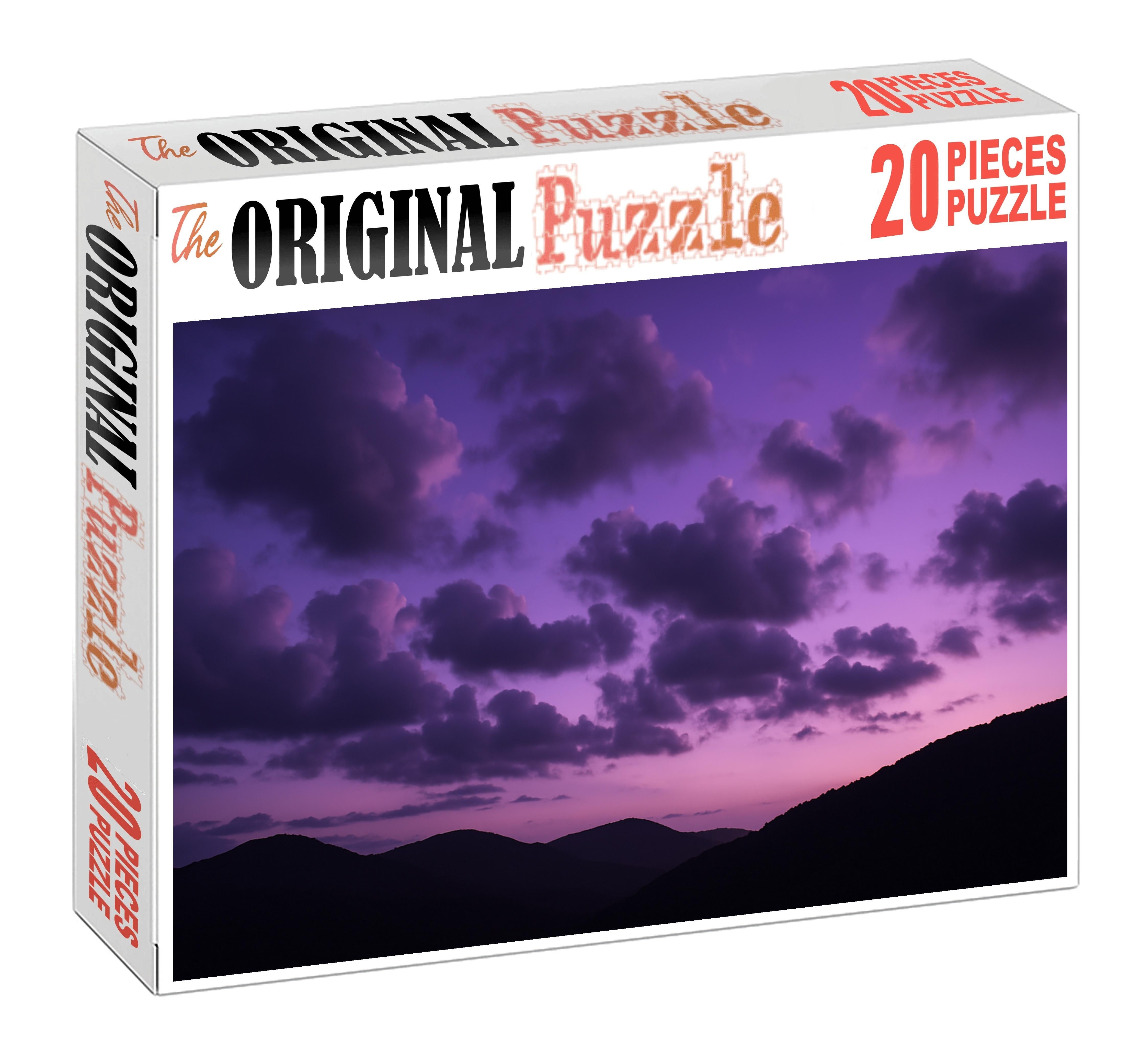 Dusky Lavender Silhouette Puzzle Collection