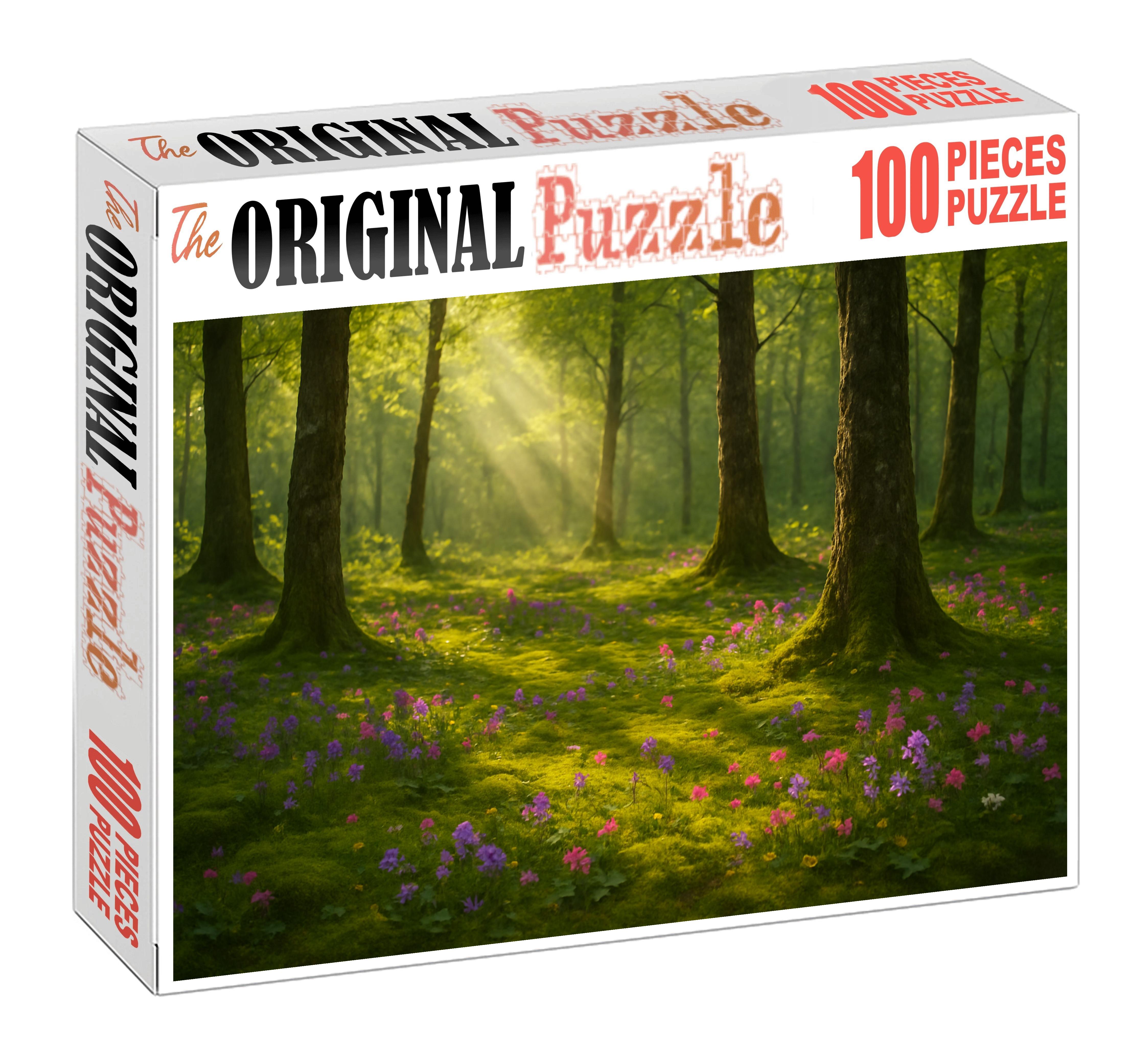 Sun-dappled Woodland Clearing Easy Puzzles