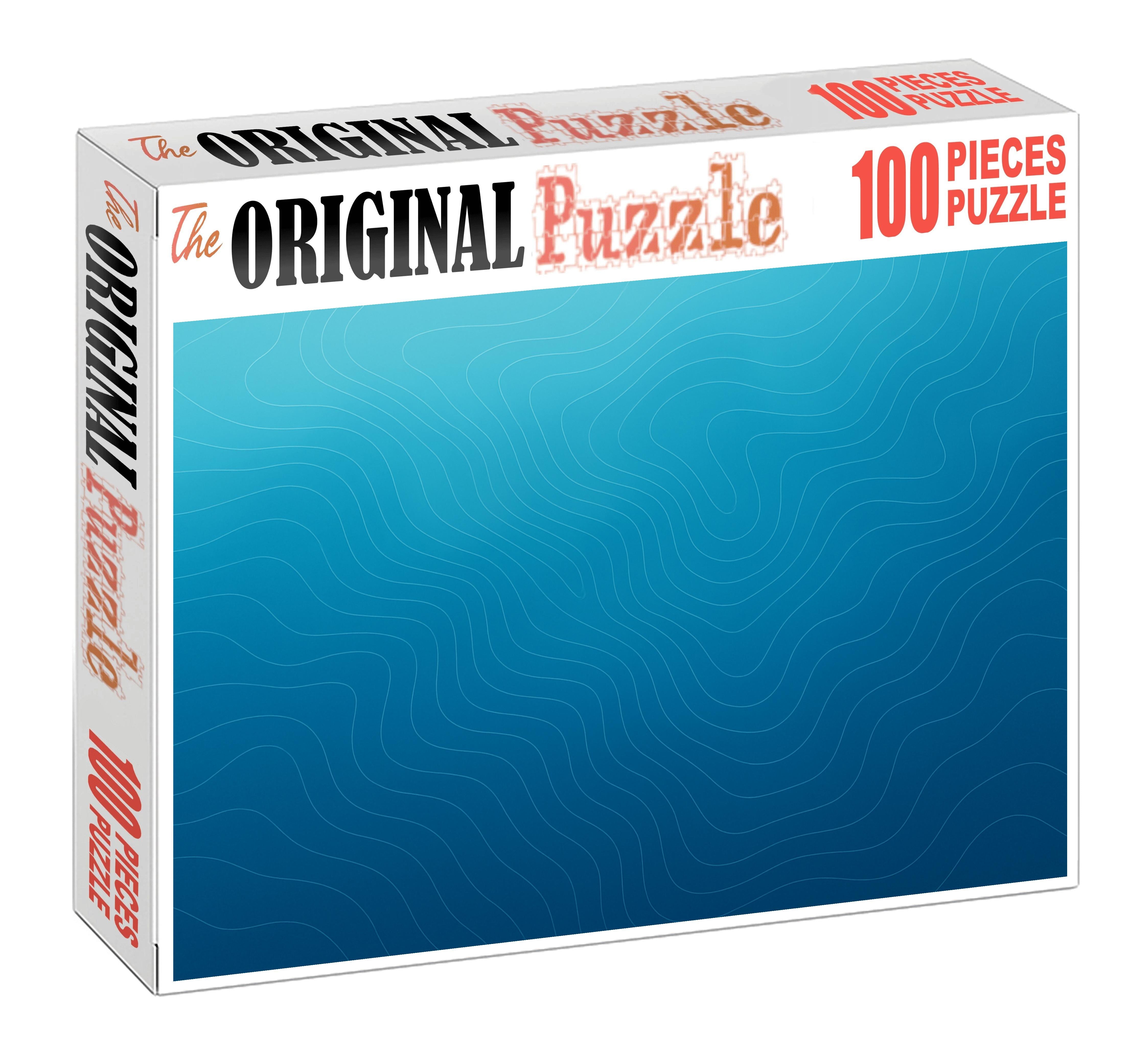 Underwater Relief Gradient Chart 500 Piece Puzzle