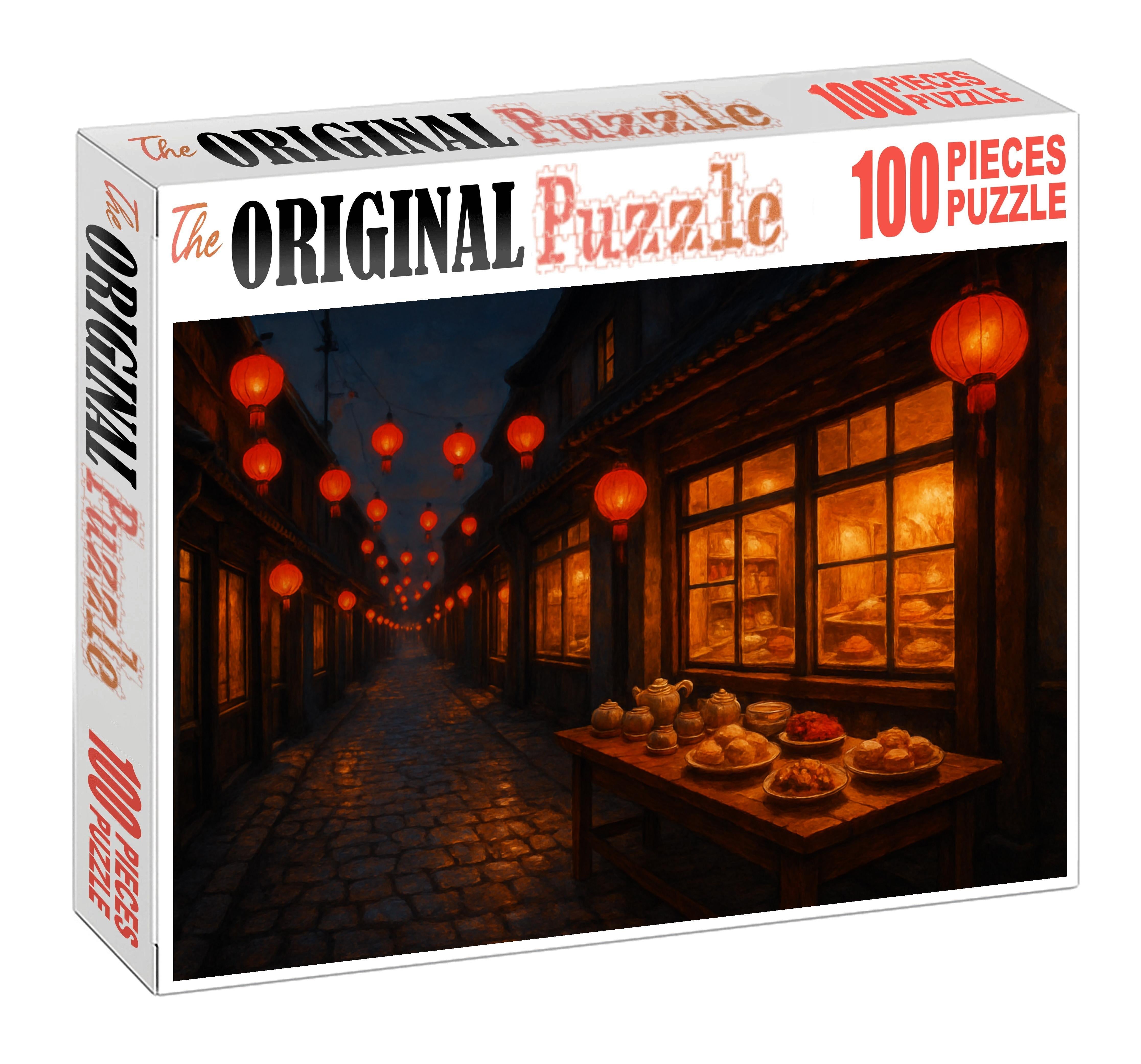 Crimson Twilight Festival Puzzle For Adults