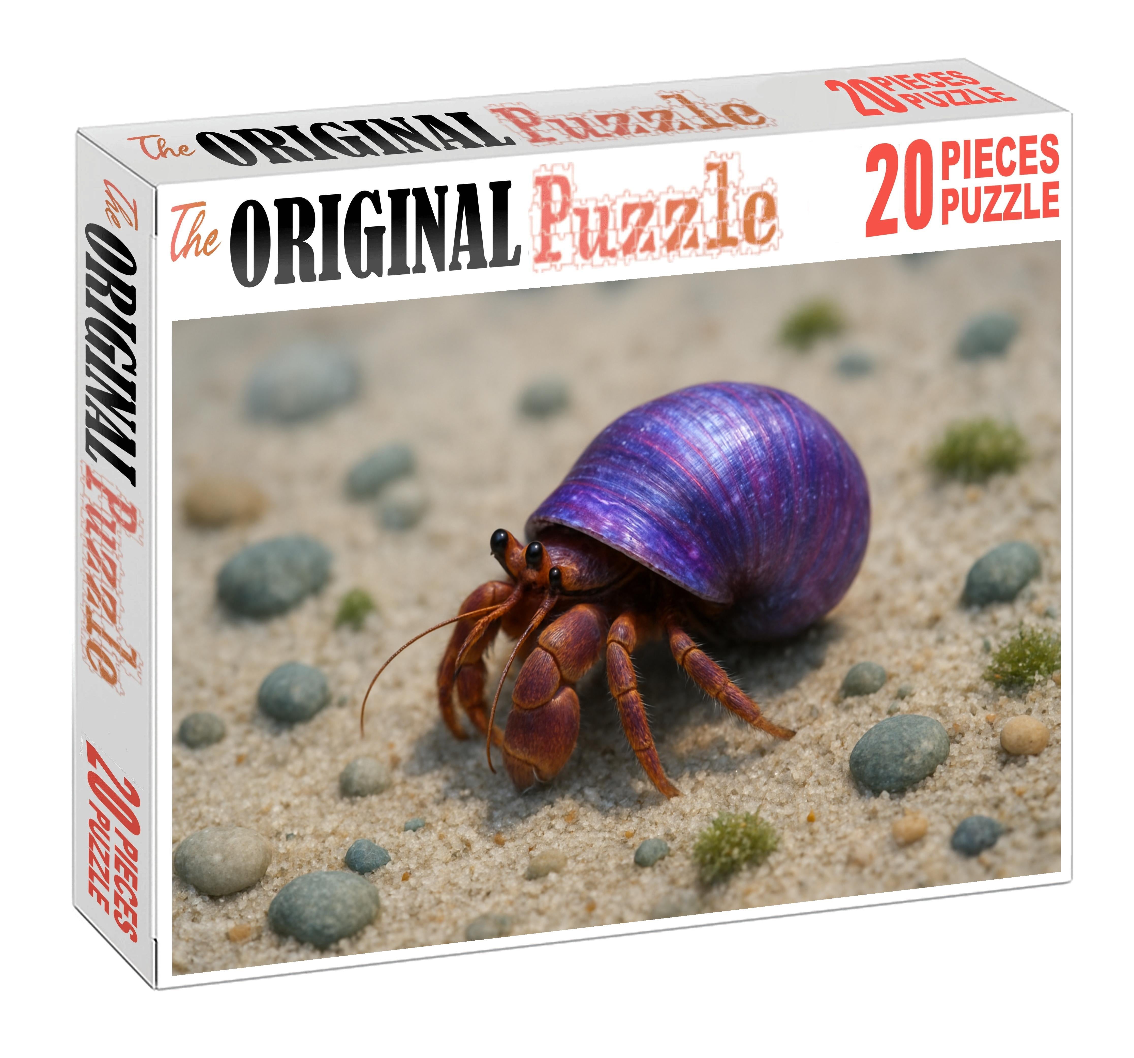 Violet Tide Hermit Crab Agile Scuttler With Iridescent Shell Camouflage Puzzle For Adults