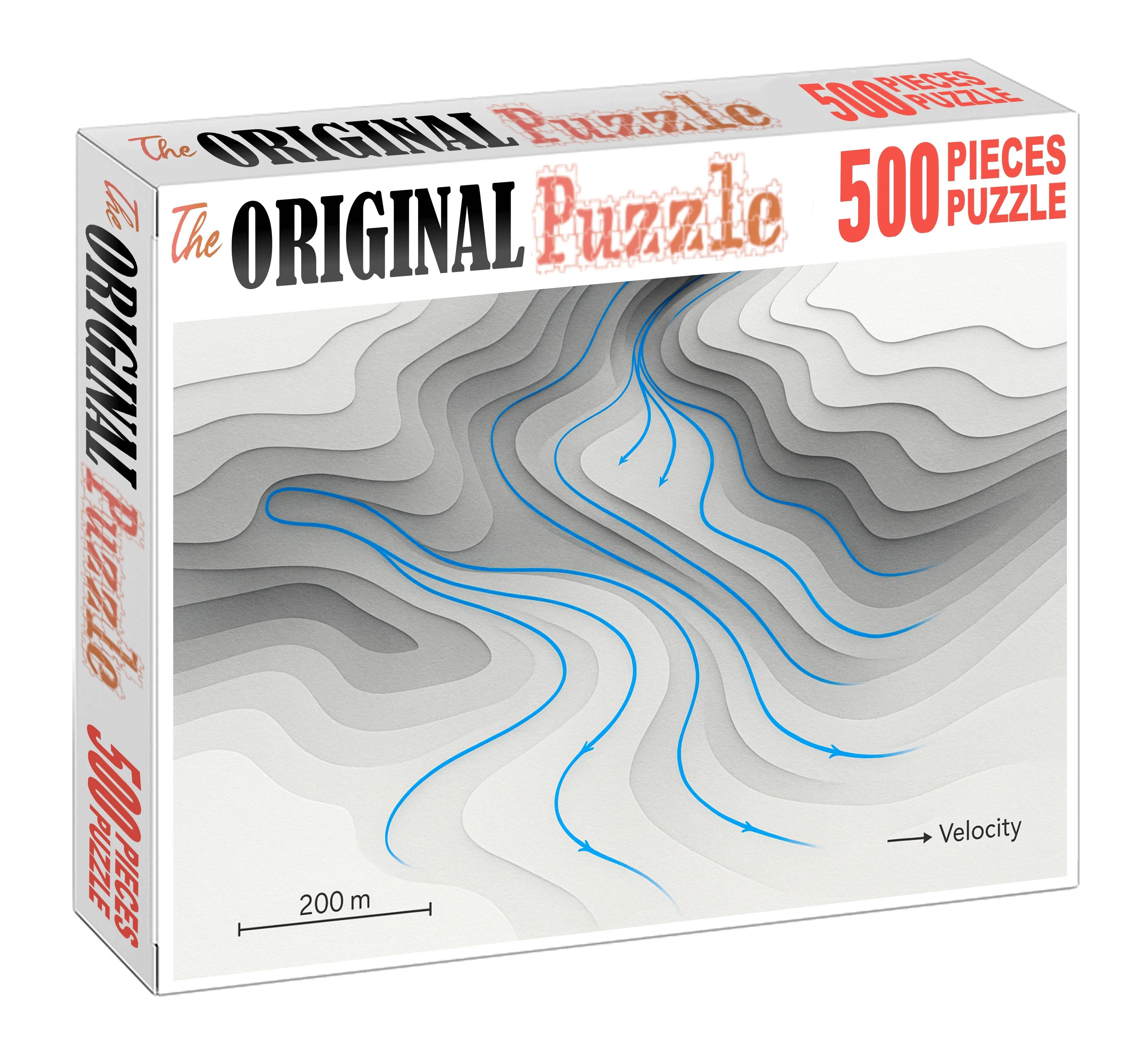 Glacial Flow Streamlines Mini Puzzle