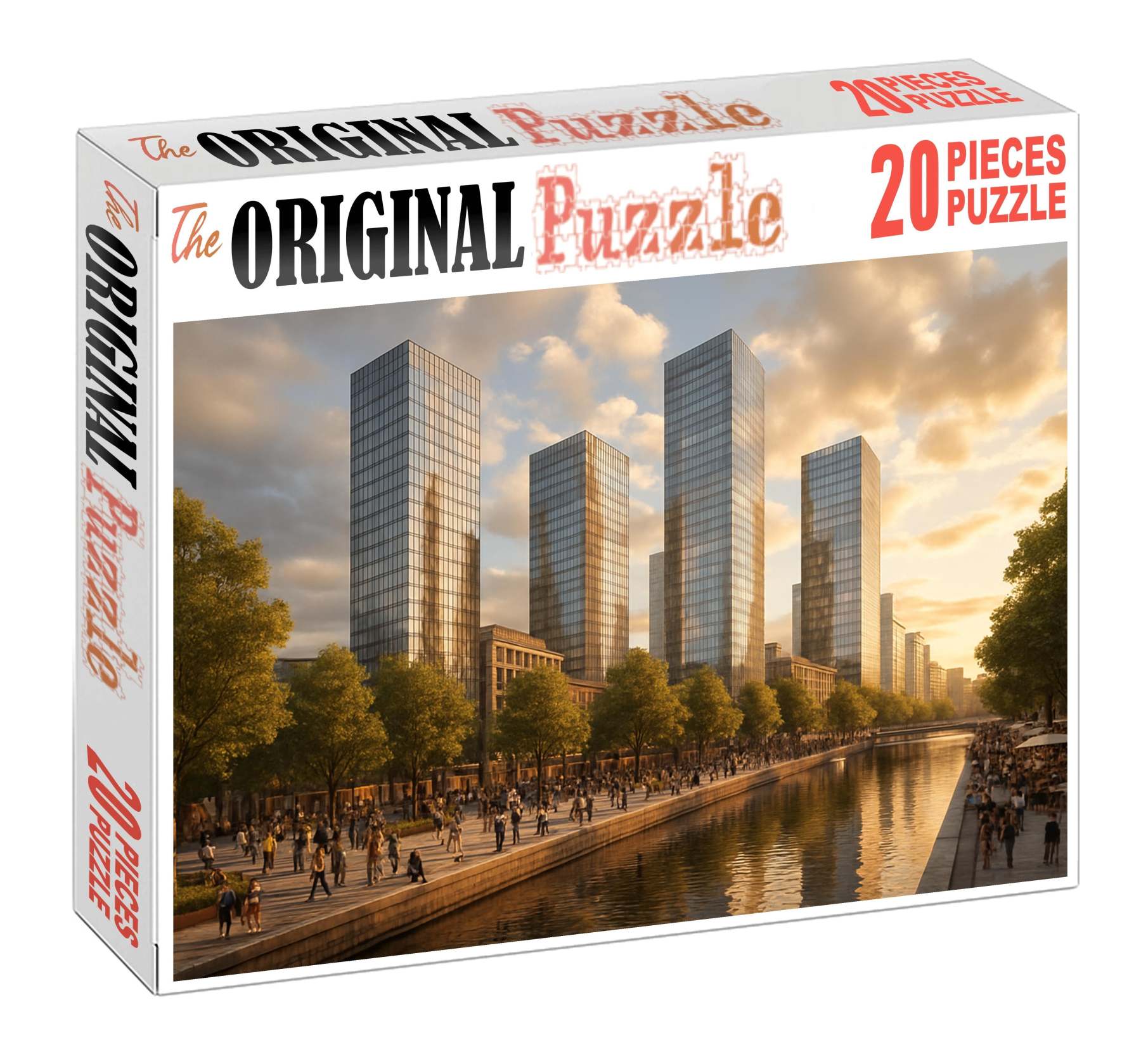 Melbourne Docklands Skyline Waterfront Supertall Cluster Complemented By Innovative Public Spaces Puzzle Challenge