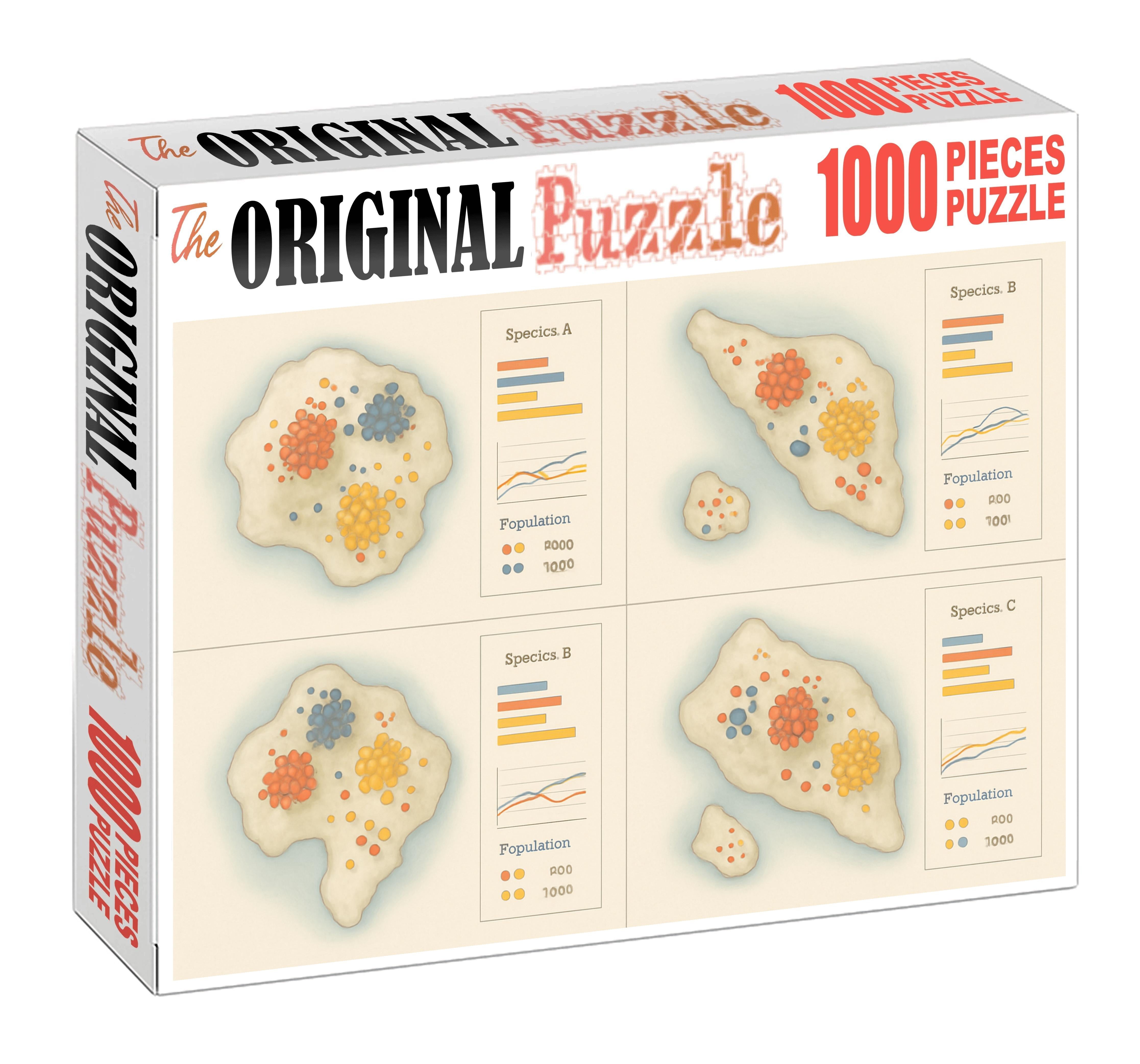 Island Biogeography Species Distribution Map Puzzle For Kids