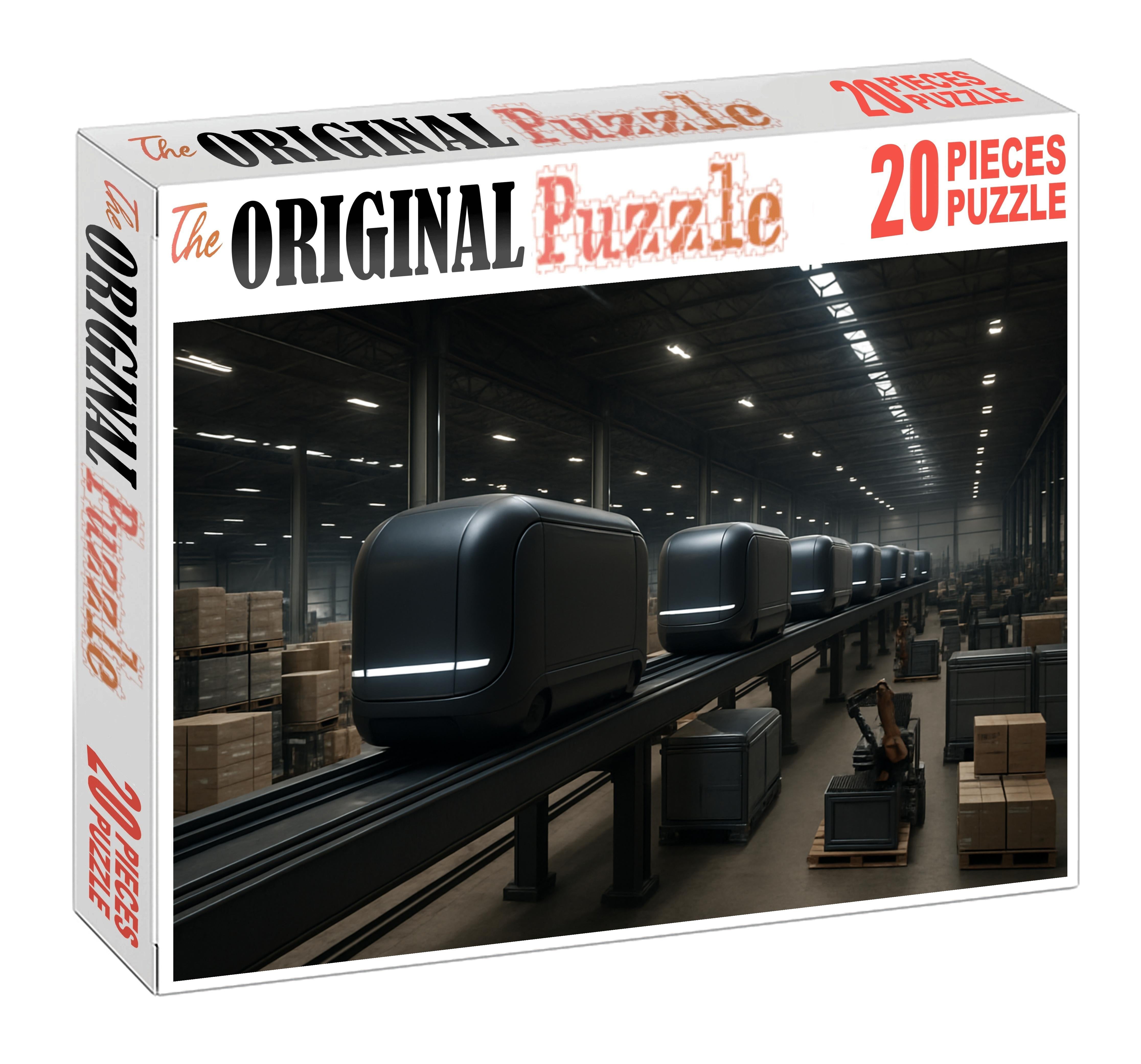 Magnetically Levitated Freight Conveyor 20 Piece Puzzle