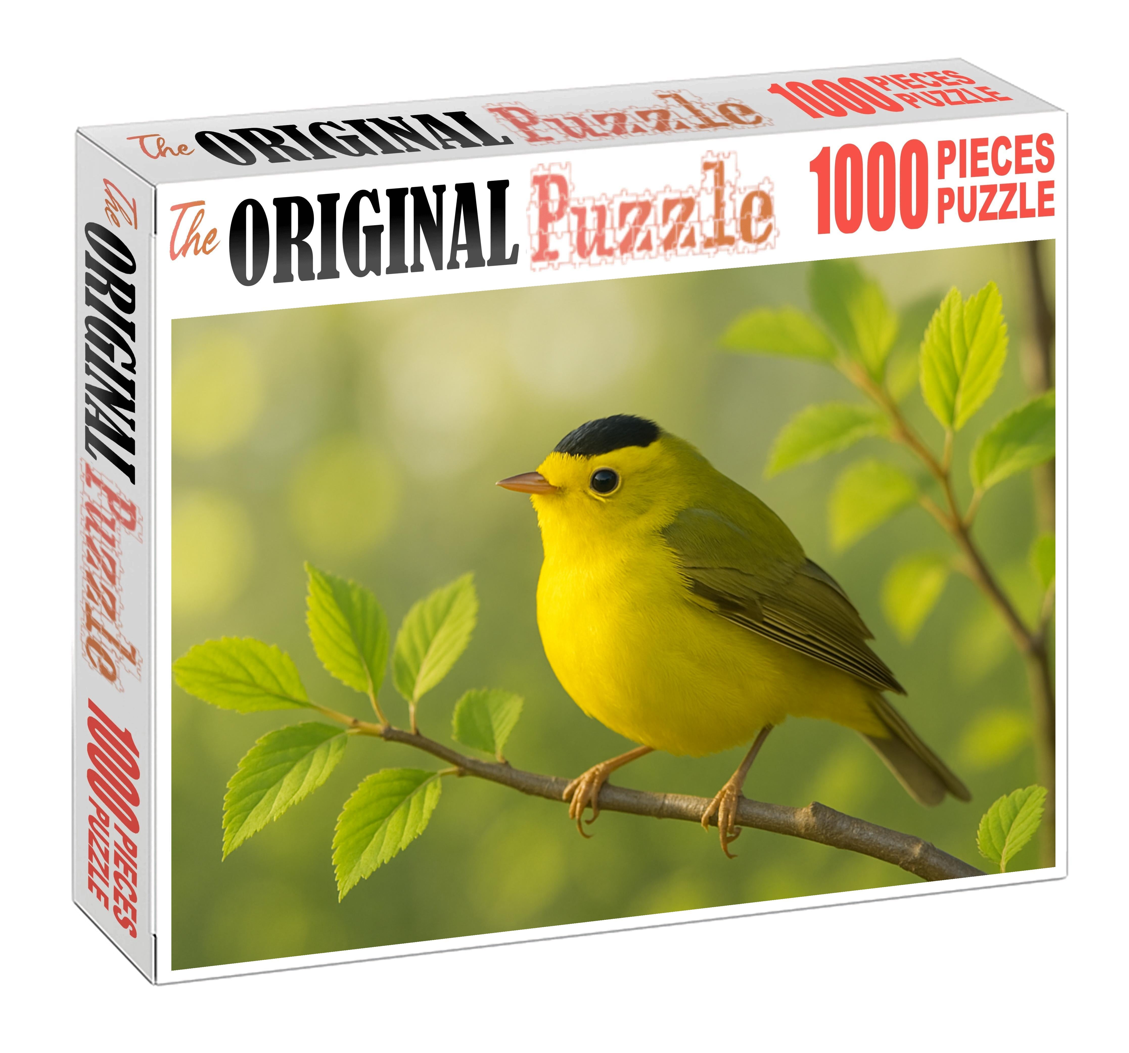 Wilsons Warbler Little Flash Of Yellow Puzzle Fun