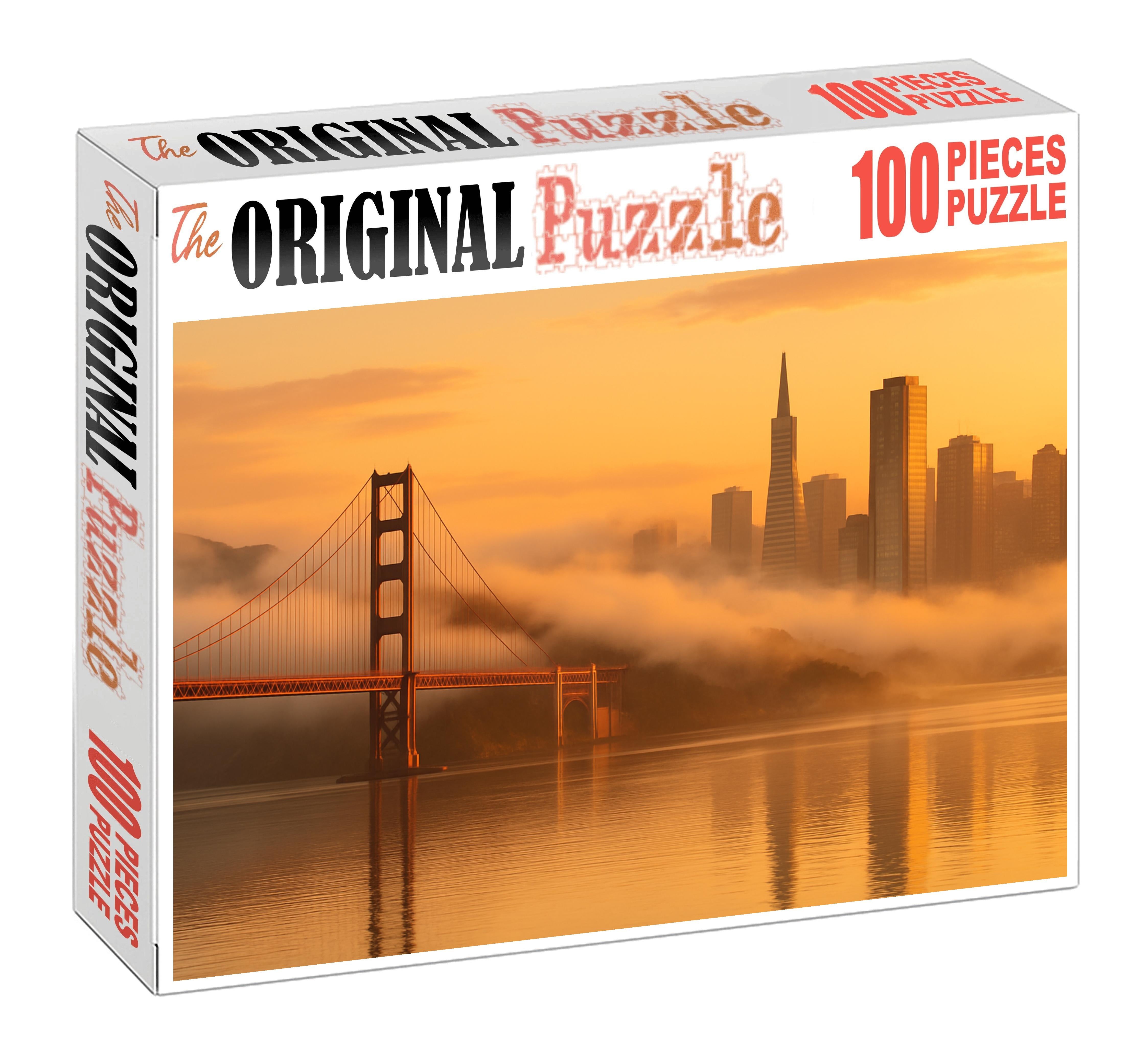 San Francisco Bay Skyline Known Globally For Its Harmonious Blend Of Nature And Urban Sprawl 200 Piece Puzzle