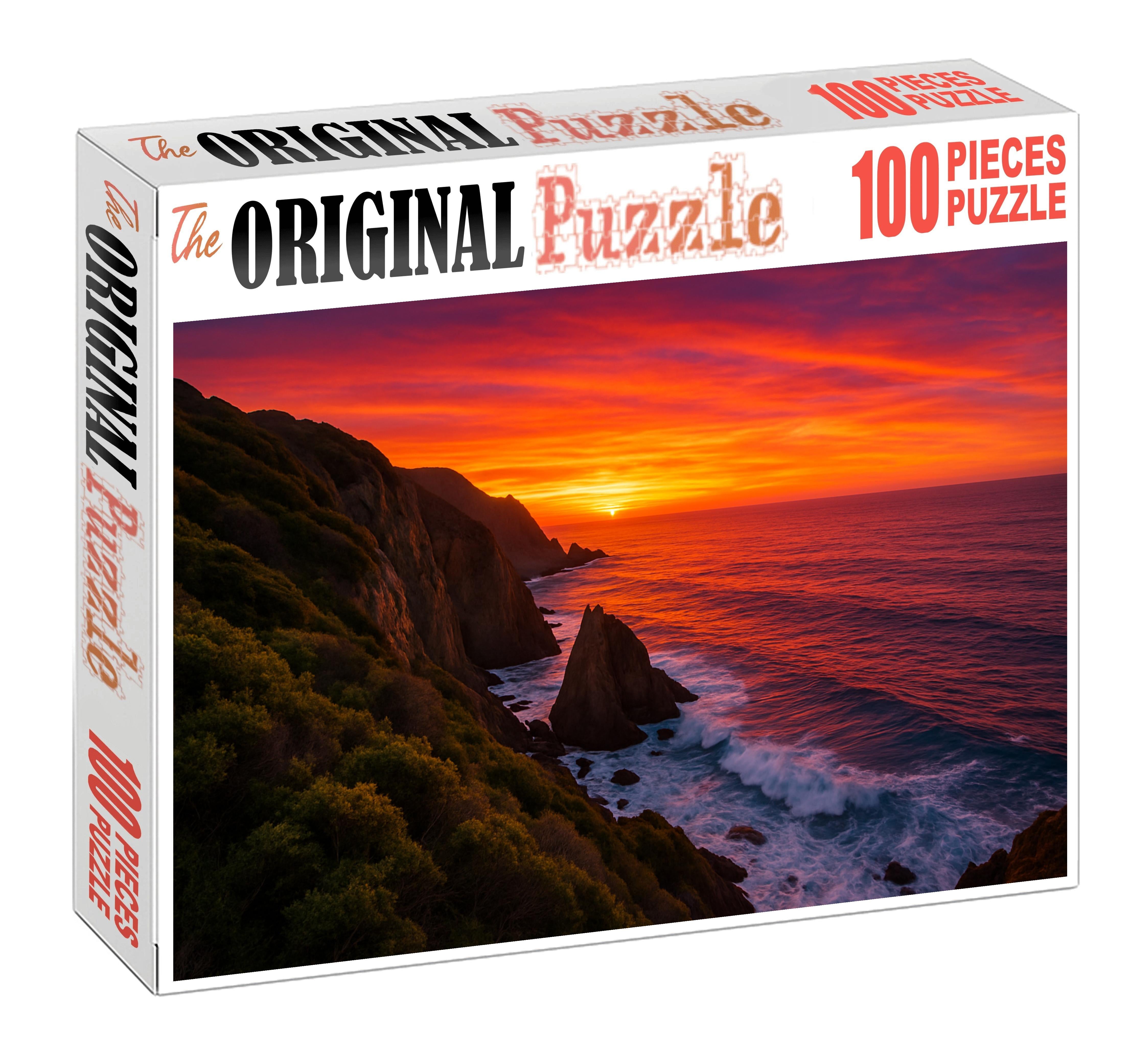 Twilight Coastal Bluff Custom Jigsaw Puzzle