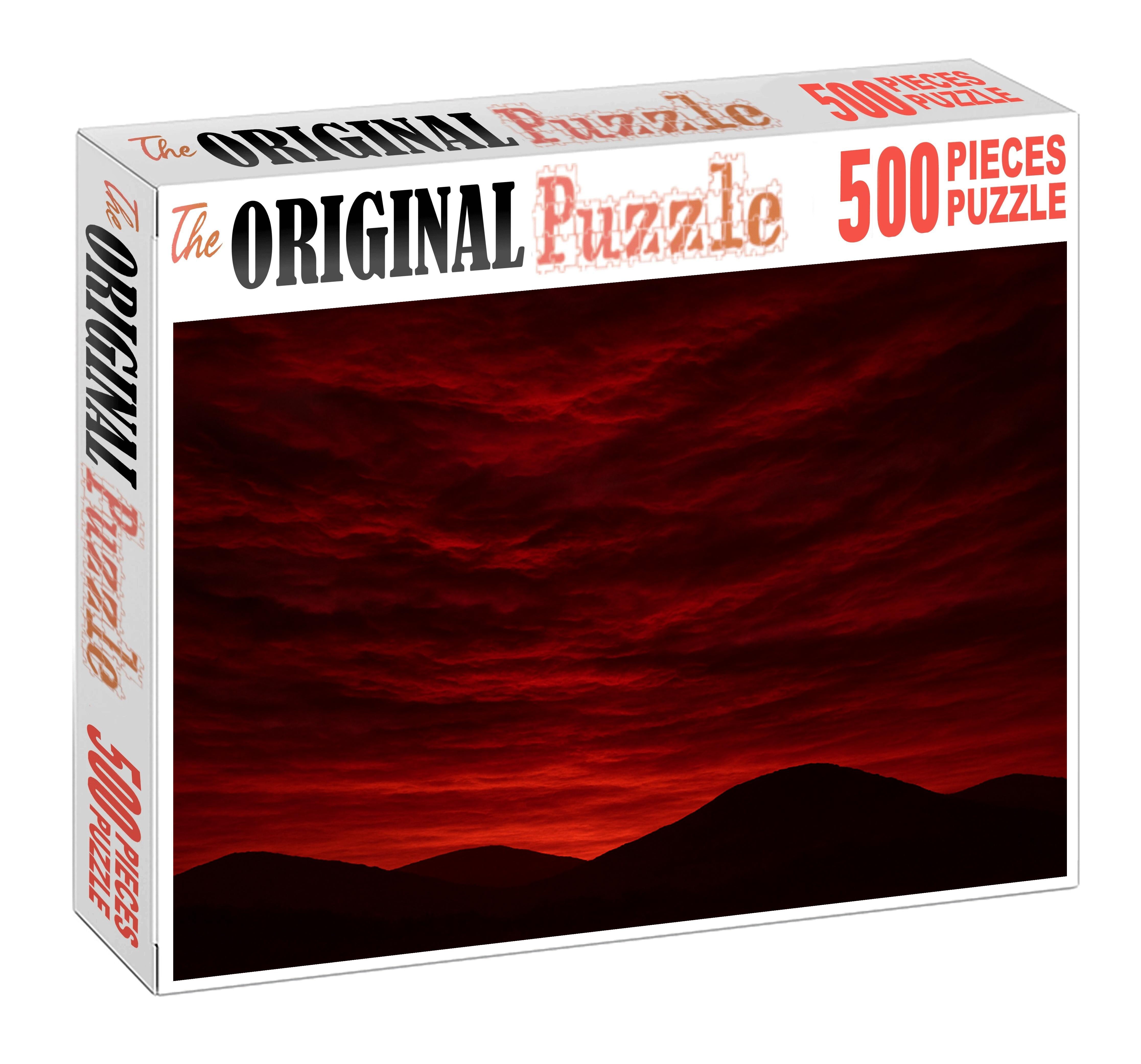 Crimson Velvet Valley 50 Piece Puzzle