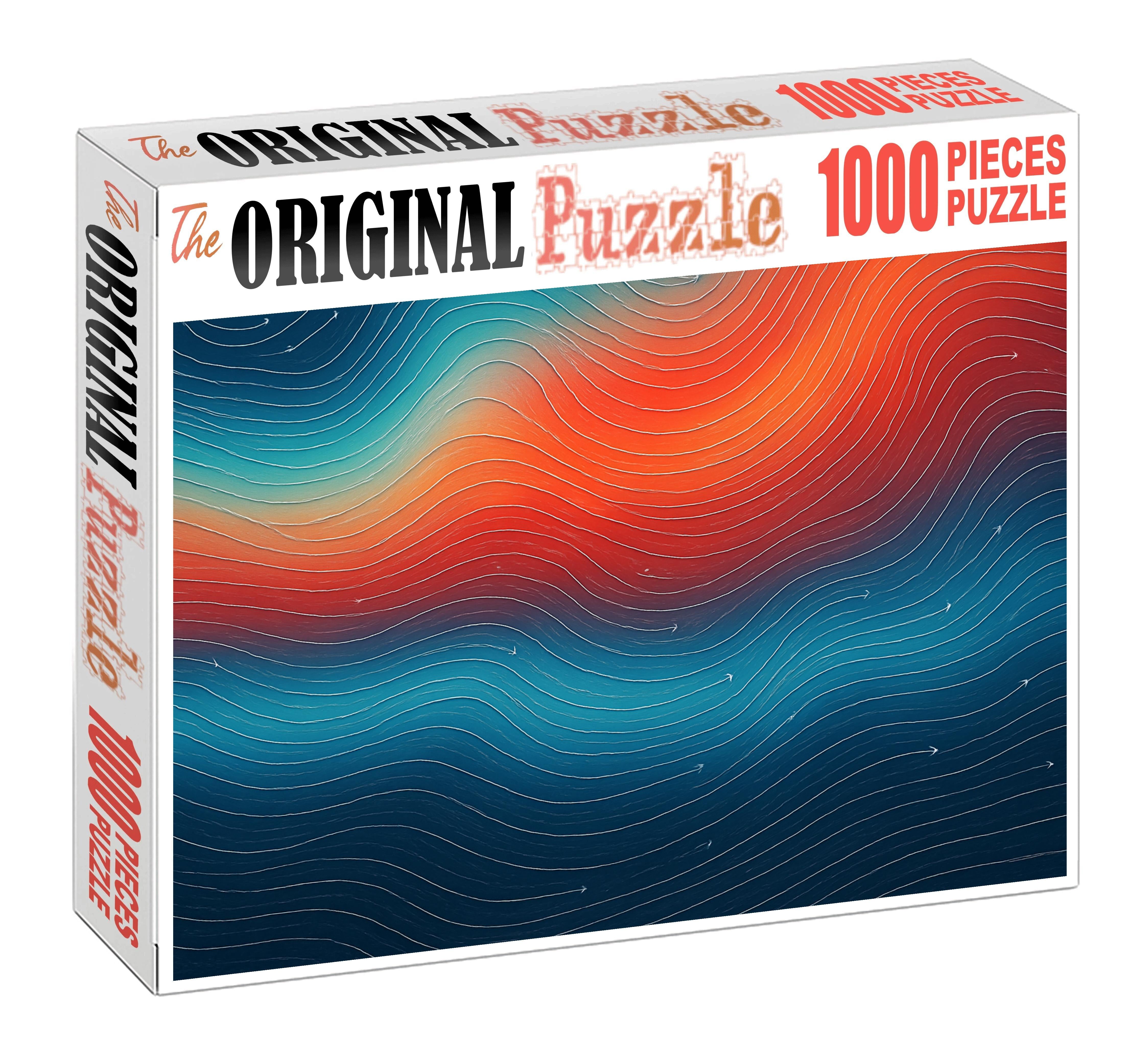Oceanic Thermal Front Map Easy Puzzles