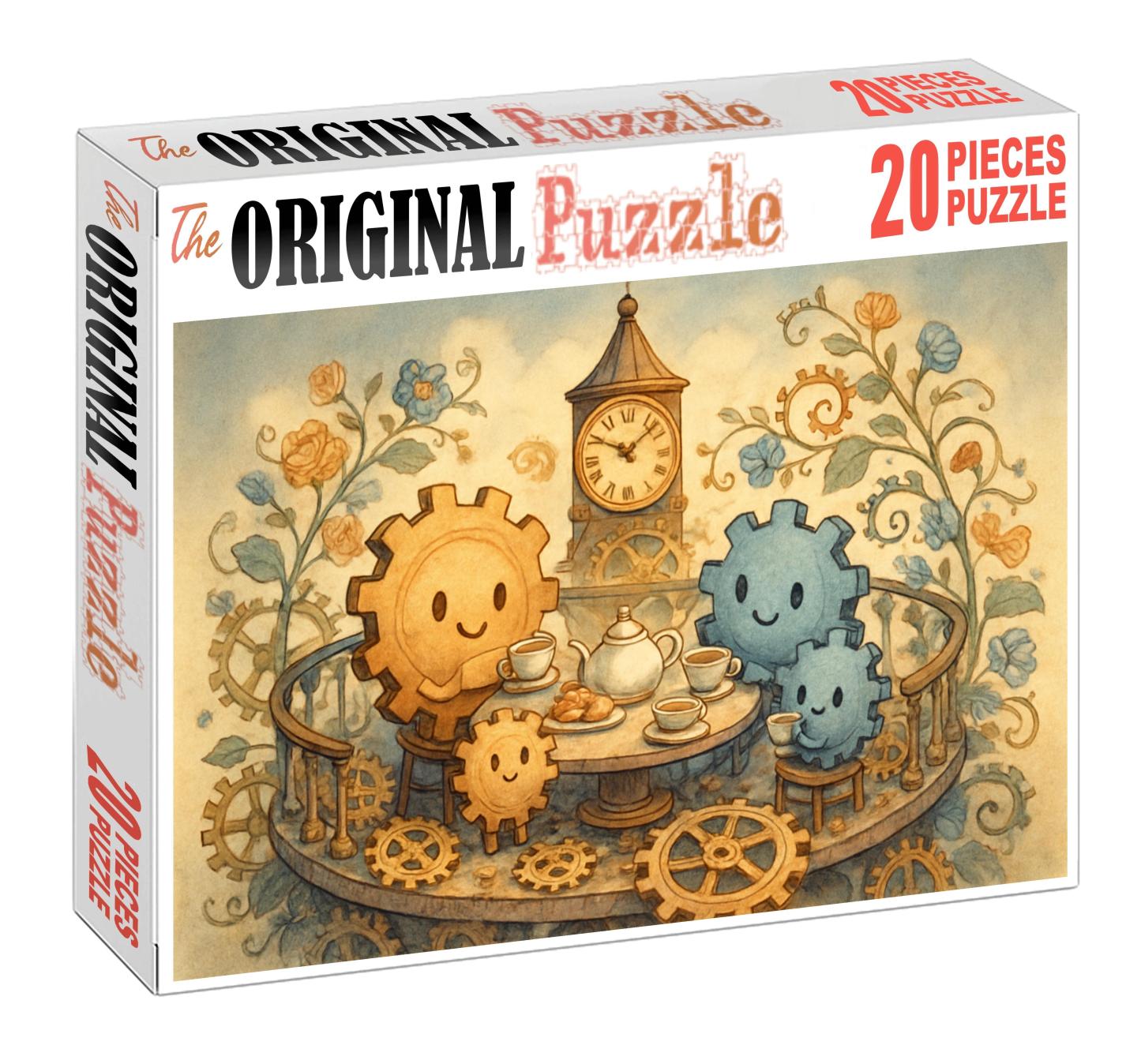 Clocktower Tea Gathering 500 Piece Puzzle