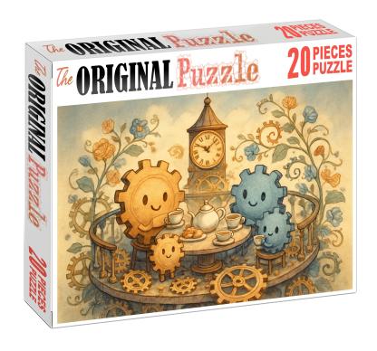 Clocktower Tea Gathering 500 Piece Puzzle