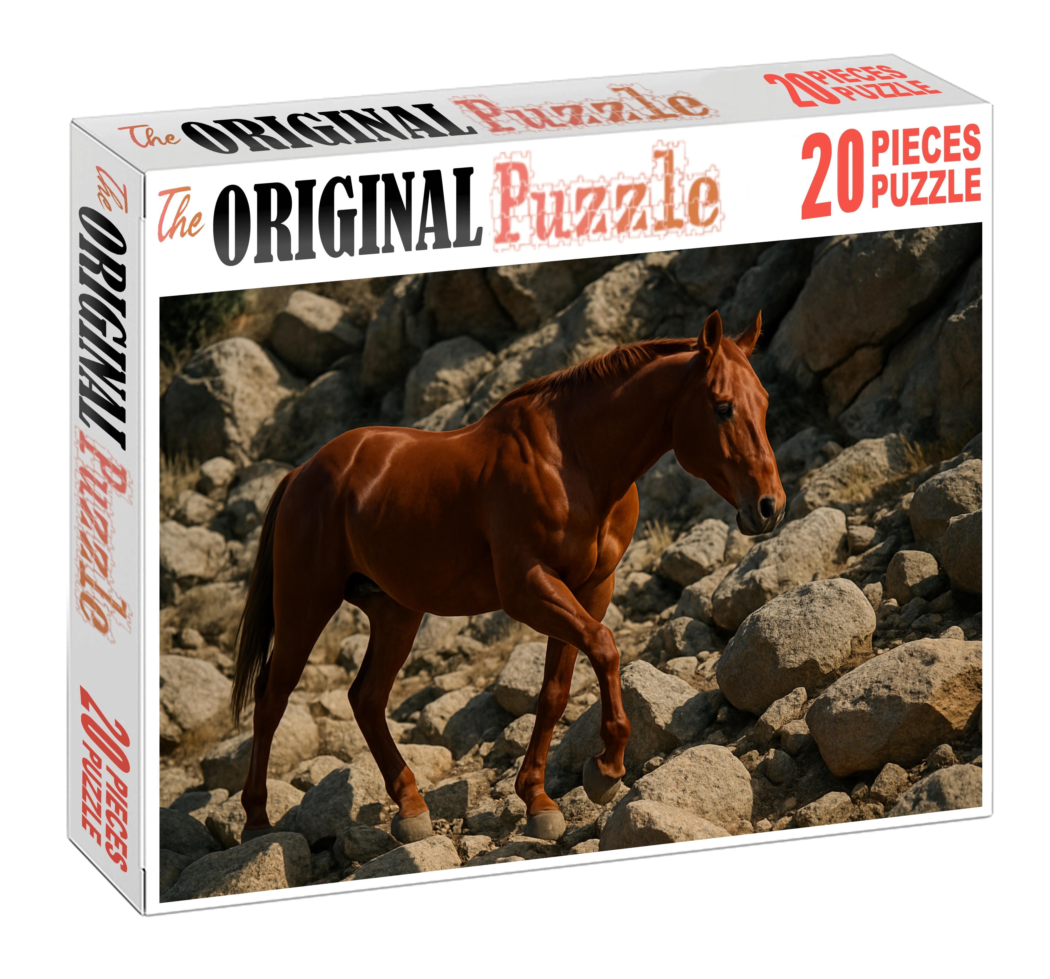 Crimson Valor Bold Sorrel Gelding With Muscular Frame And Surefootedness Easy Puzzles