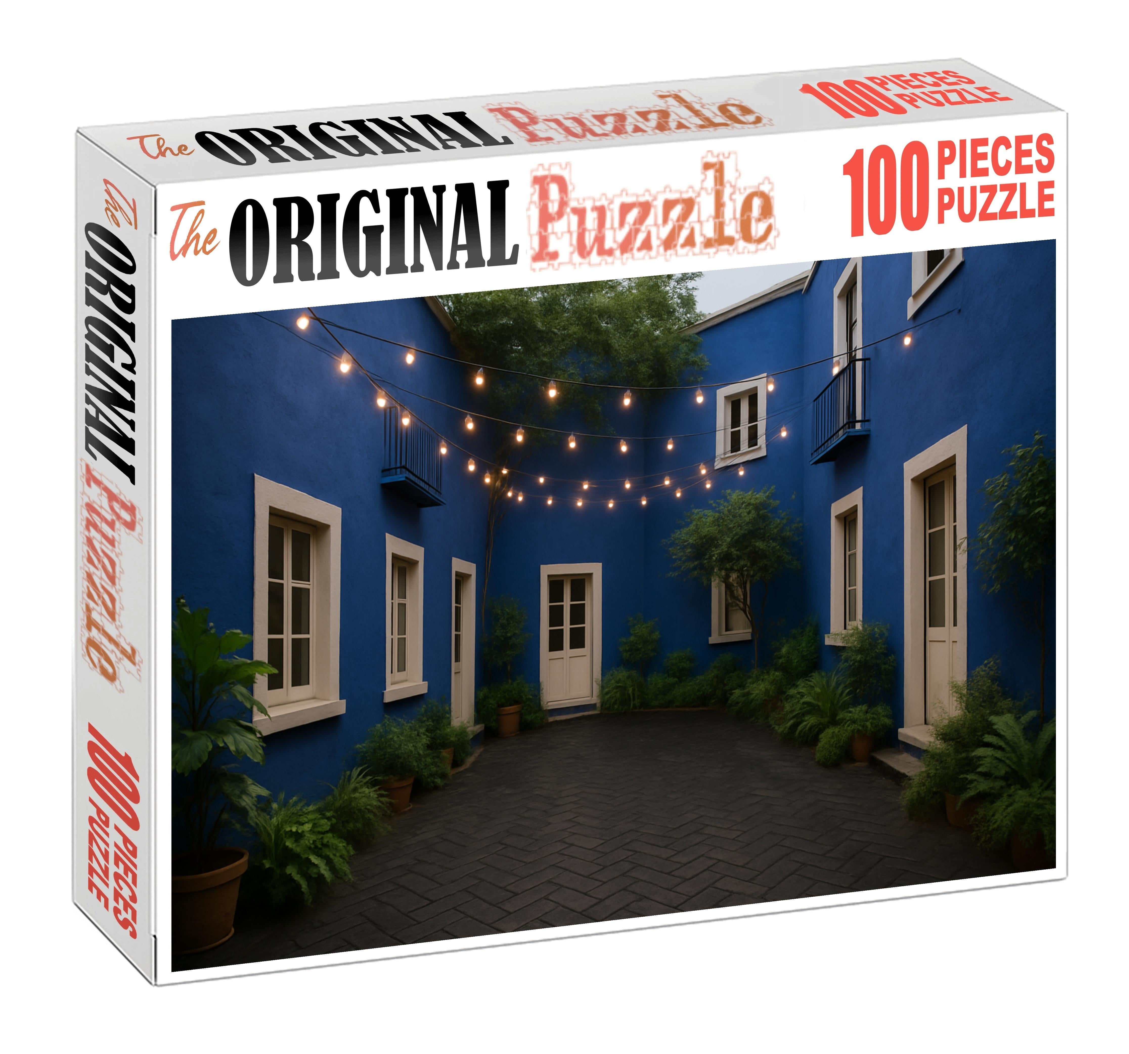 Cobalt Courtyard Puzzle For Kids
