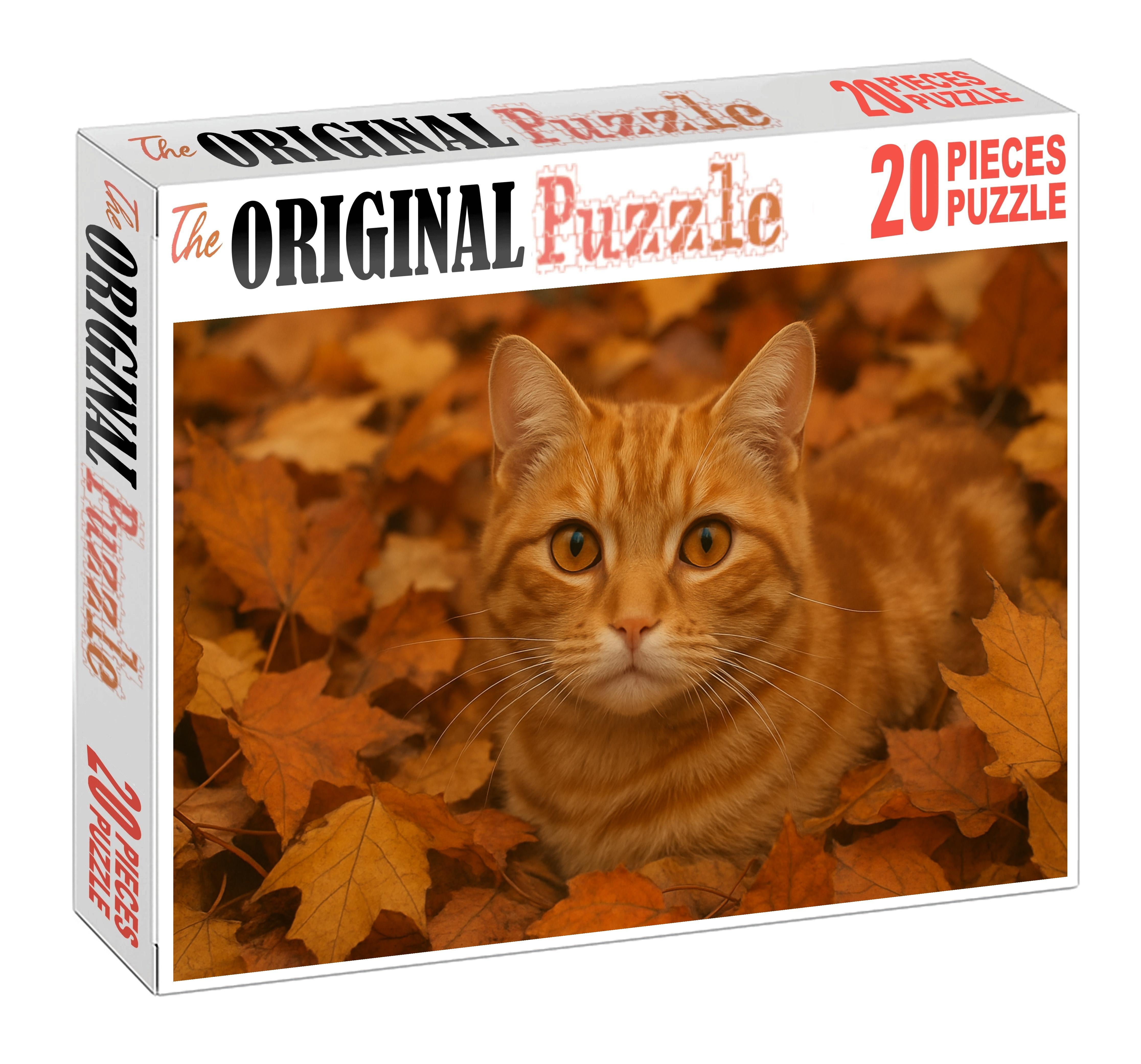 Saffron Whisker Warm Ginger Tabby With Affectionate Charm 1000 Piece Puzzle