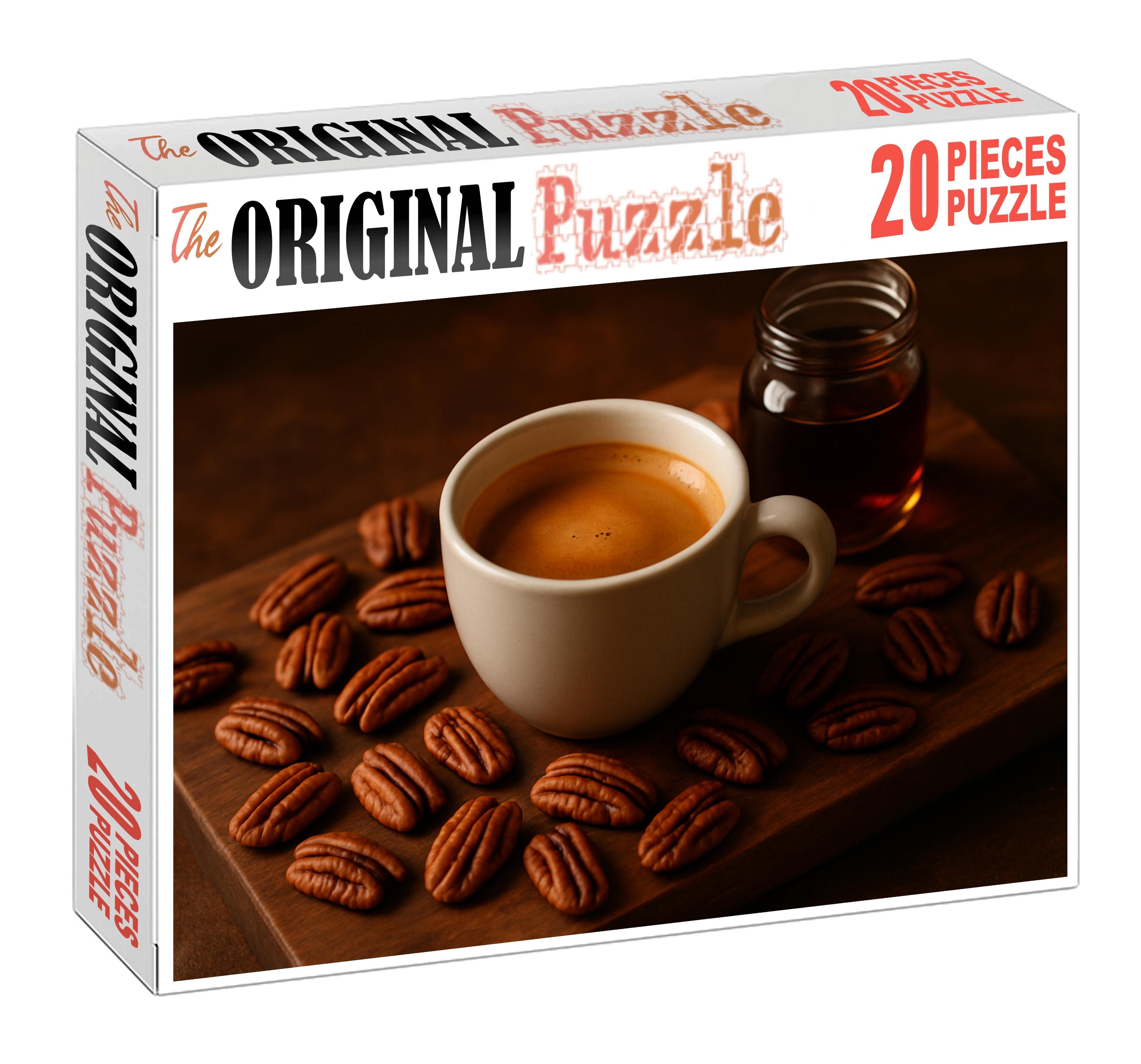 Maple Hearth Creamy Espresso Blend With Roasted Pecan And Maple Syrup Sweetness 50 Piece Puzzle