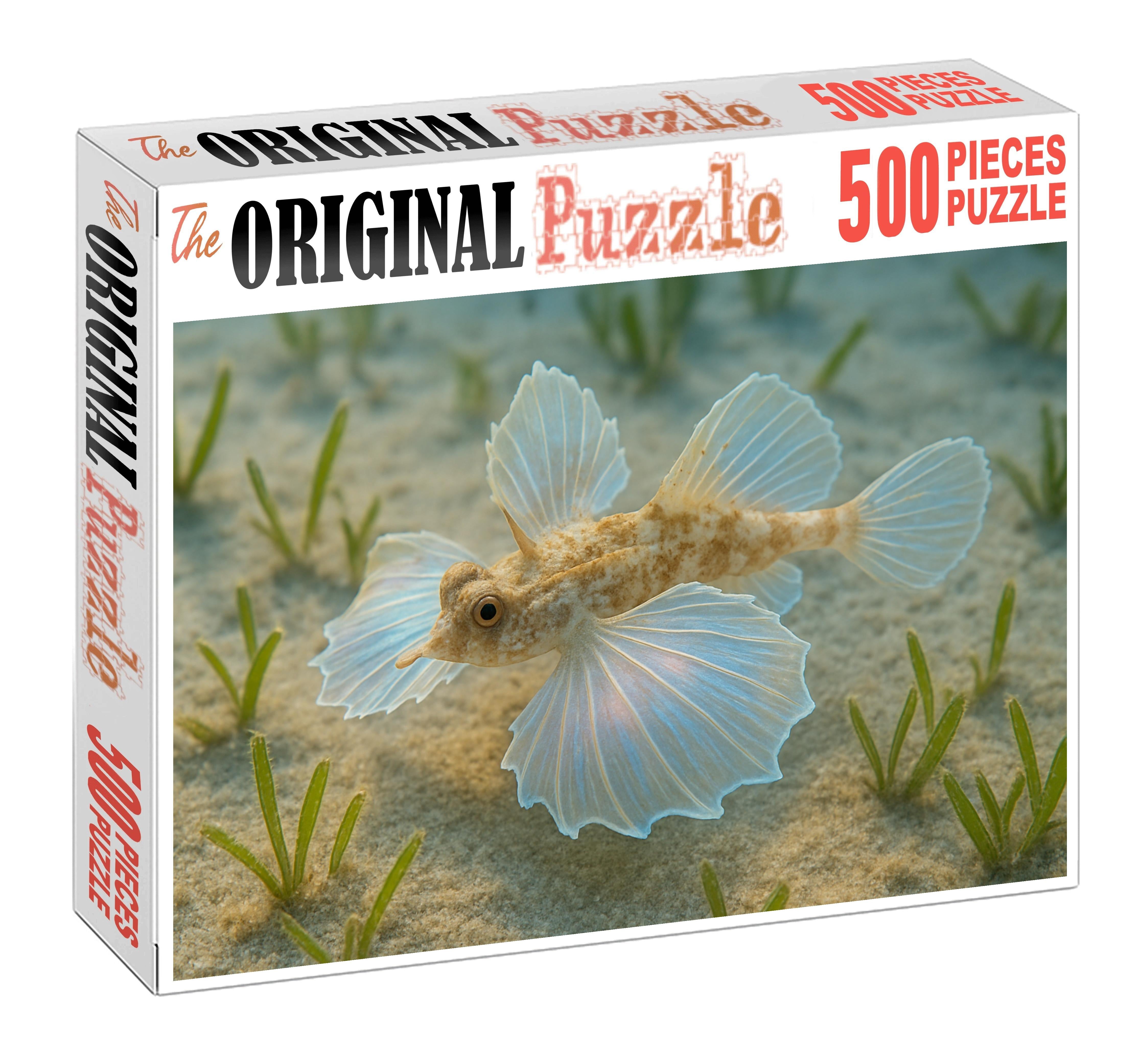 Opaline Sea Moth Flattened Winged Surface Skimmer Puzzle Fun